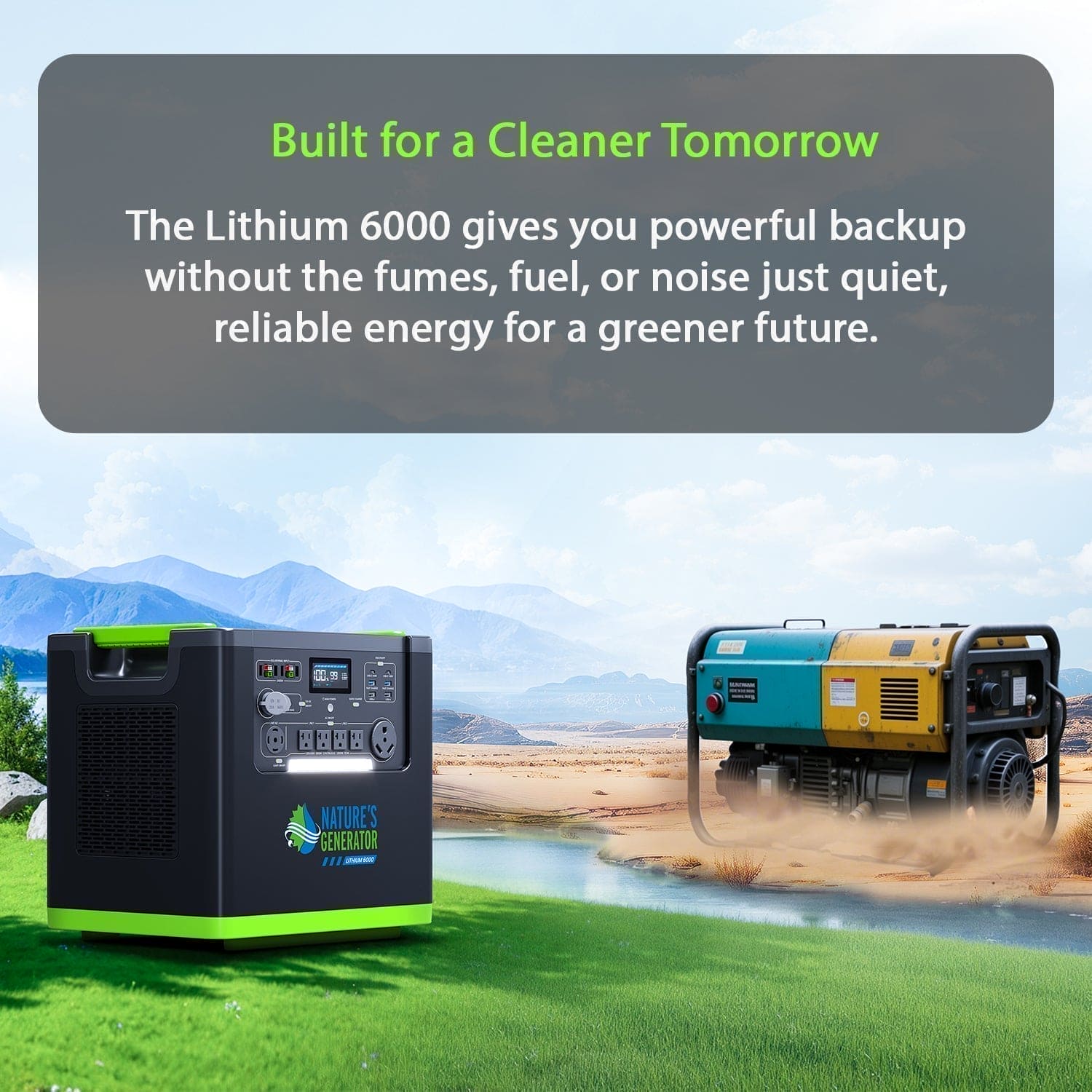 Nature's Generator Lithium 6000 and Transfer Switch - Image 19