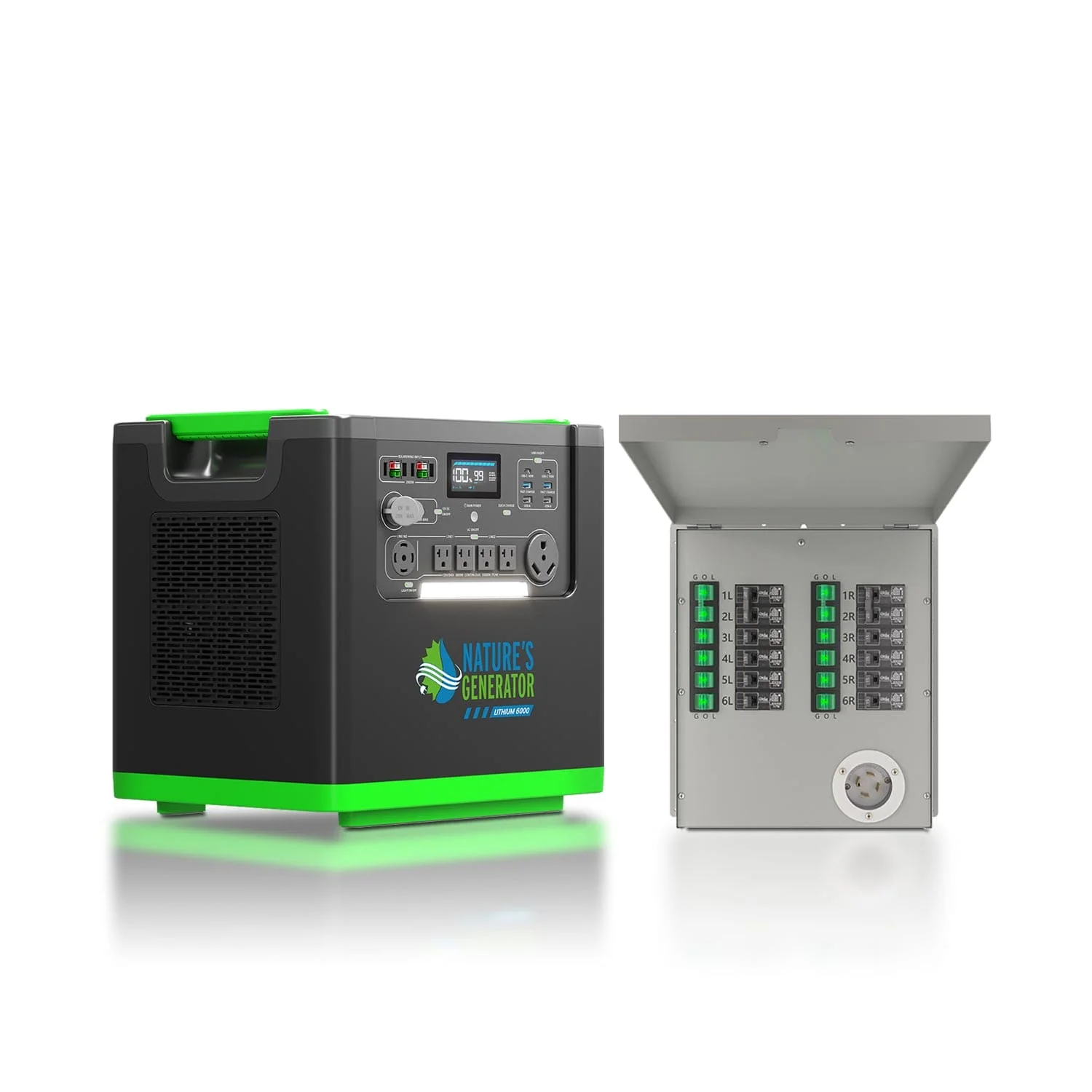 Nature's Generator Lithium 6000 and Transfer Switch - Image 3