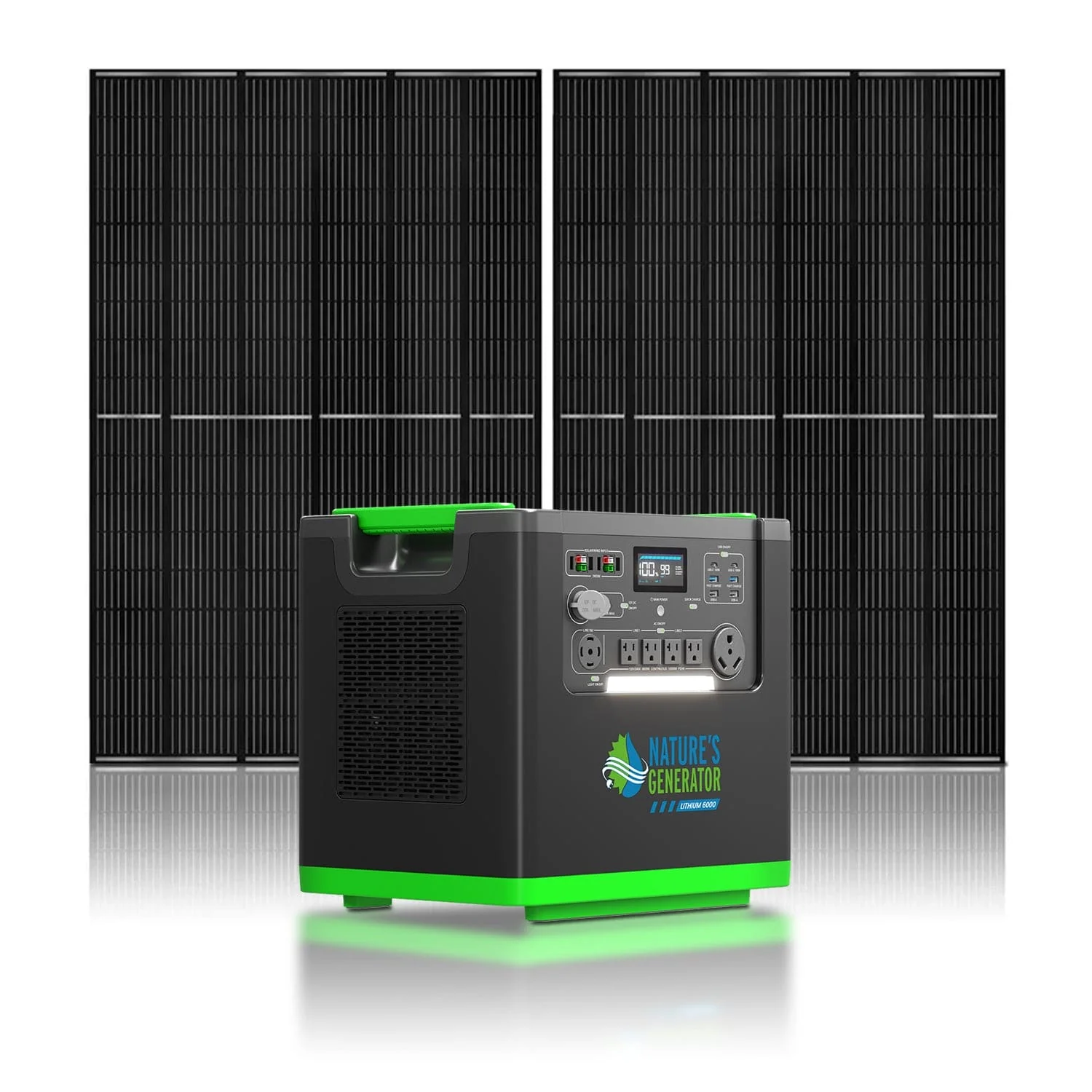 Nature's Generator Lithium 6000 with Solar Panel - Image 4
