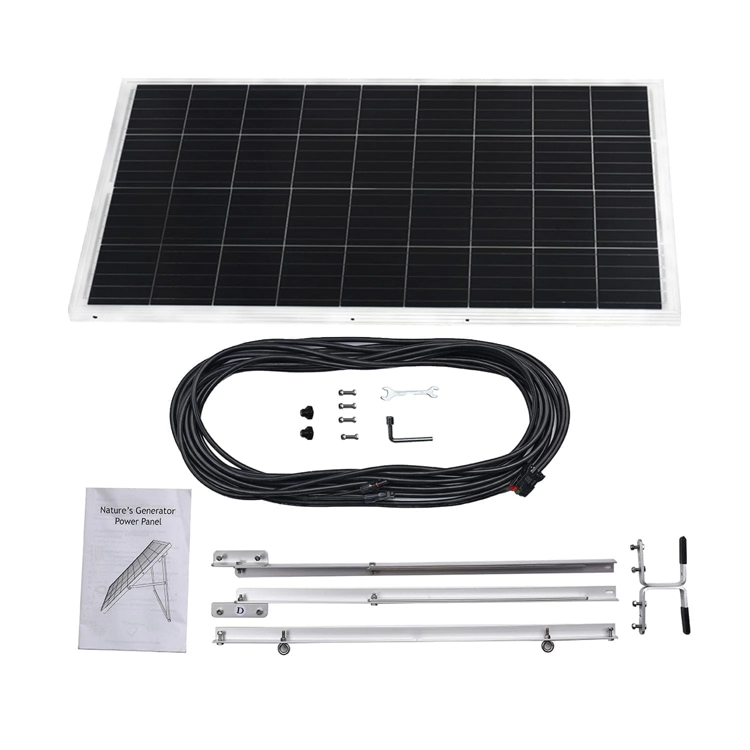 200W Rigid Solar Panels w/ cable and connector - Image 6