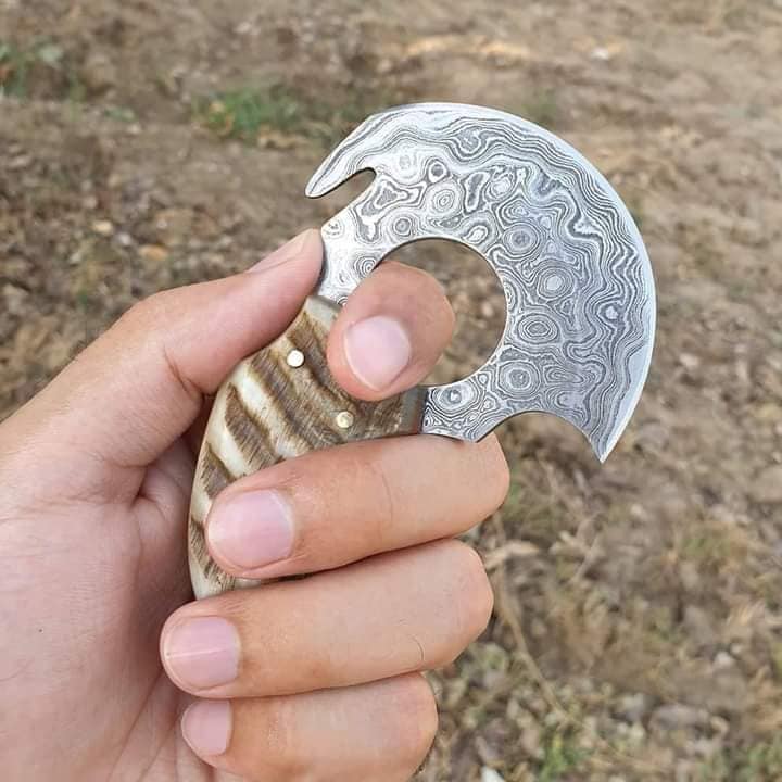 New Custom Design Handmade Skinning Knife - Image 2
