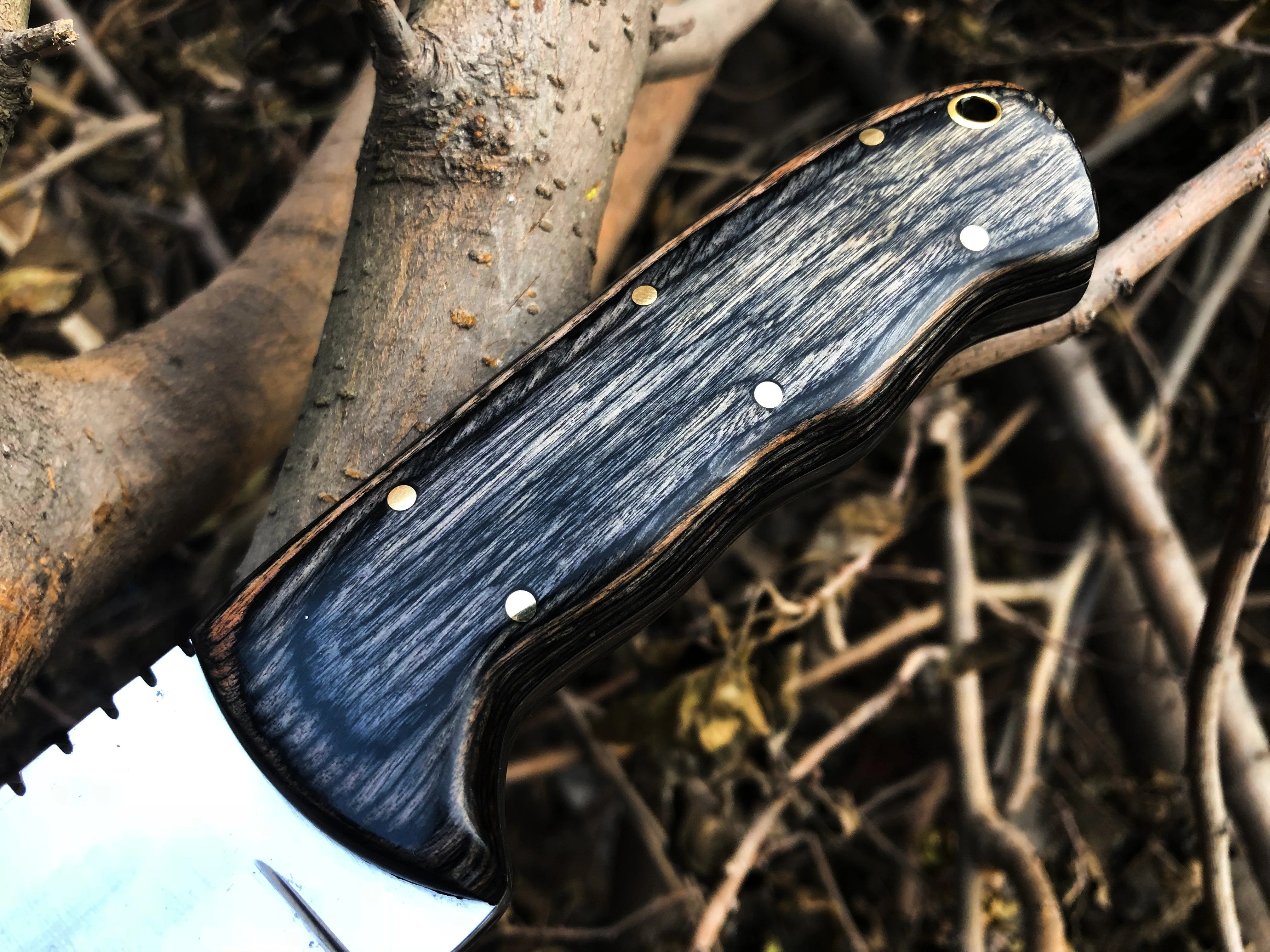 New Custom Handmade D2 Steel Hunting Skinning Knife - Image 2