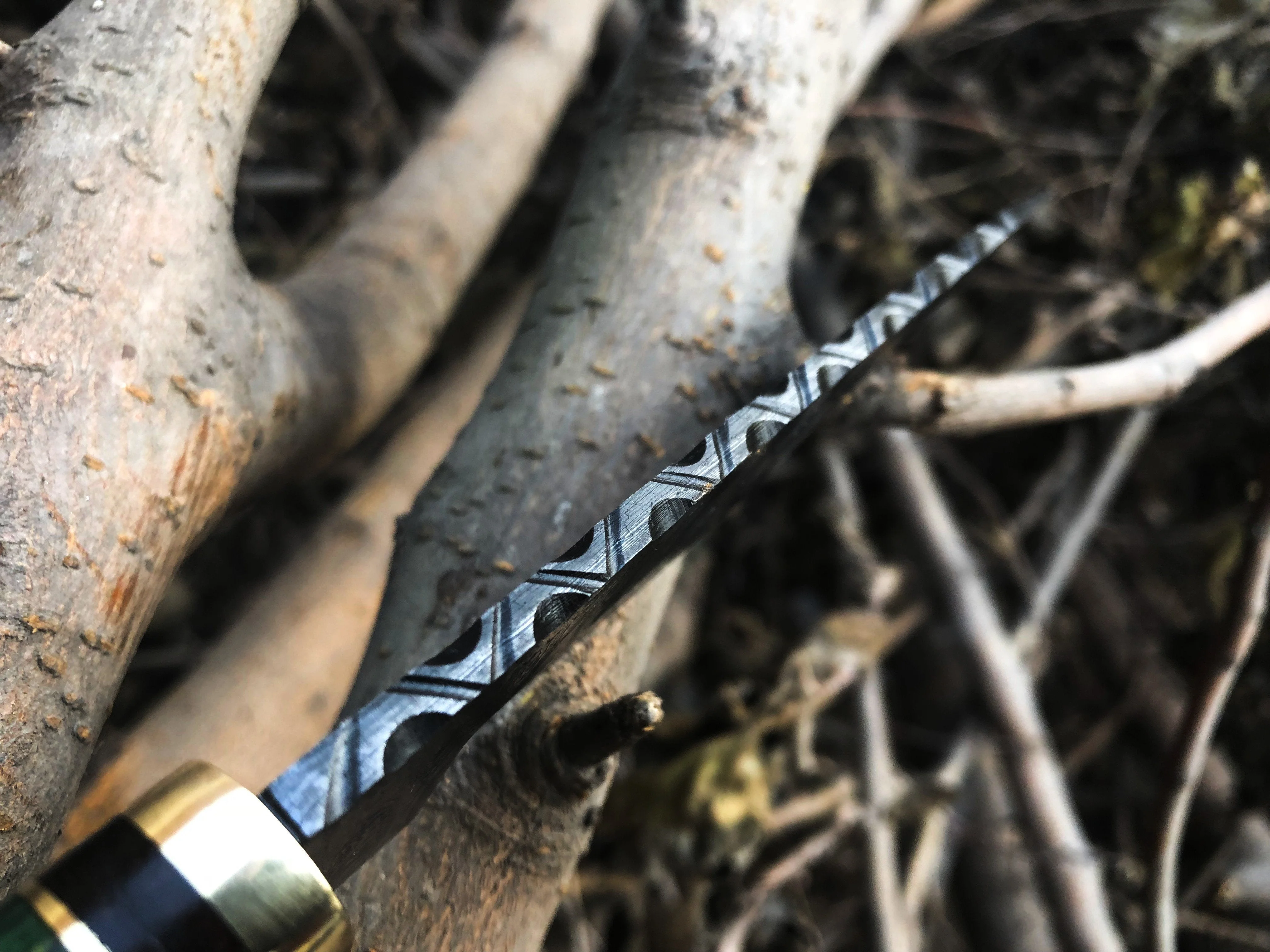 New Custom Handmade Damascus Steel Hunting Knife - Image 5