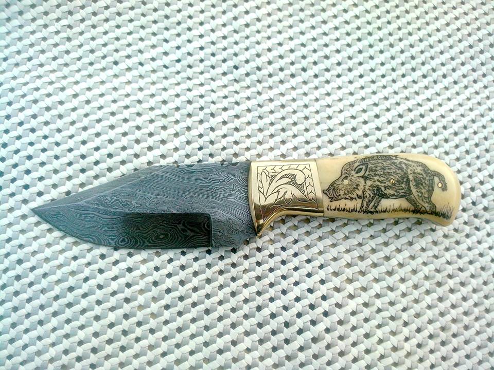 New Damascus Skinny Knife - Image 2