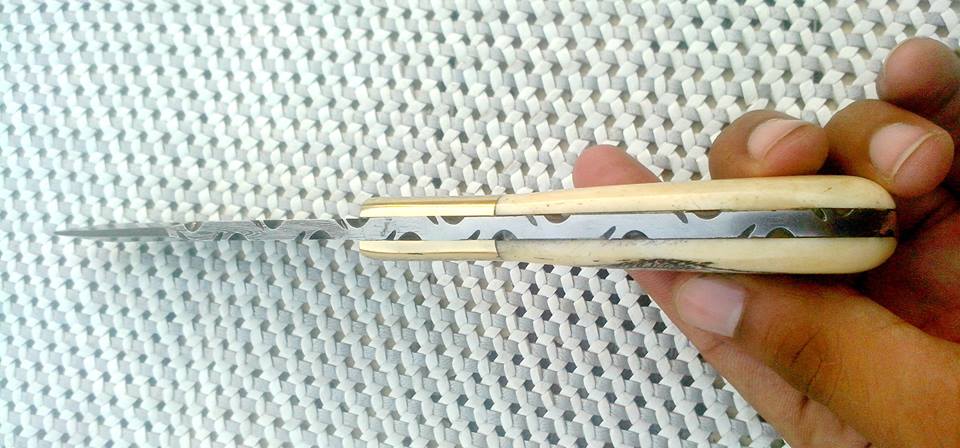 New Damascus Skinny Knife - Image 4