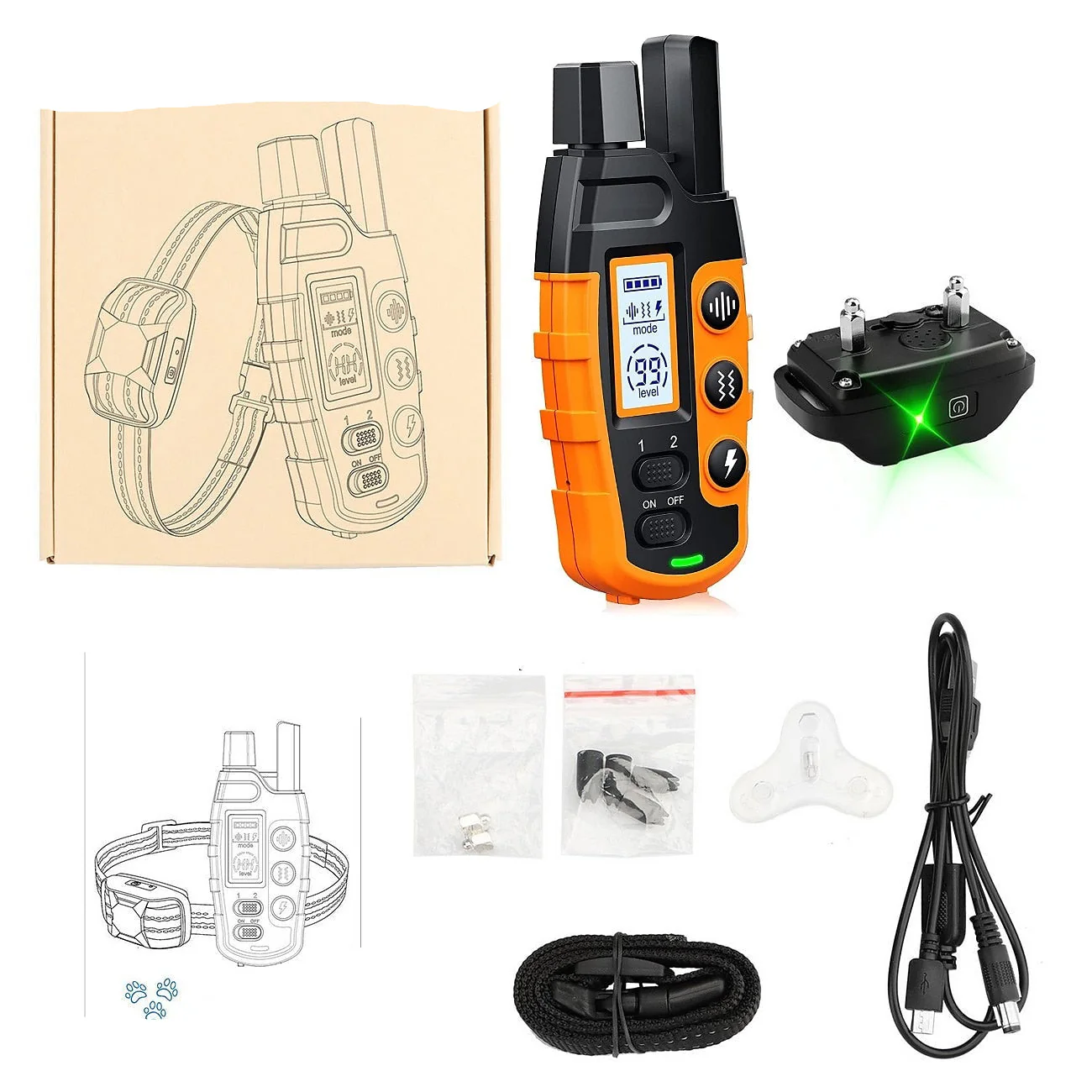 NovaPace Remote Dog Training Collar 1000m Waterproof Rechargeable - Image 10