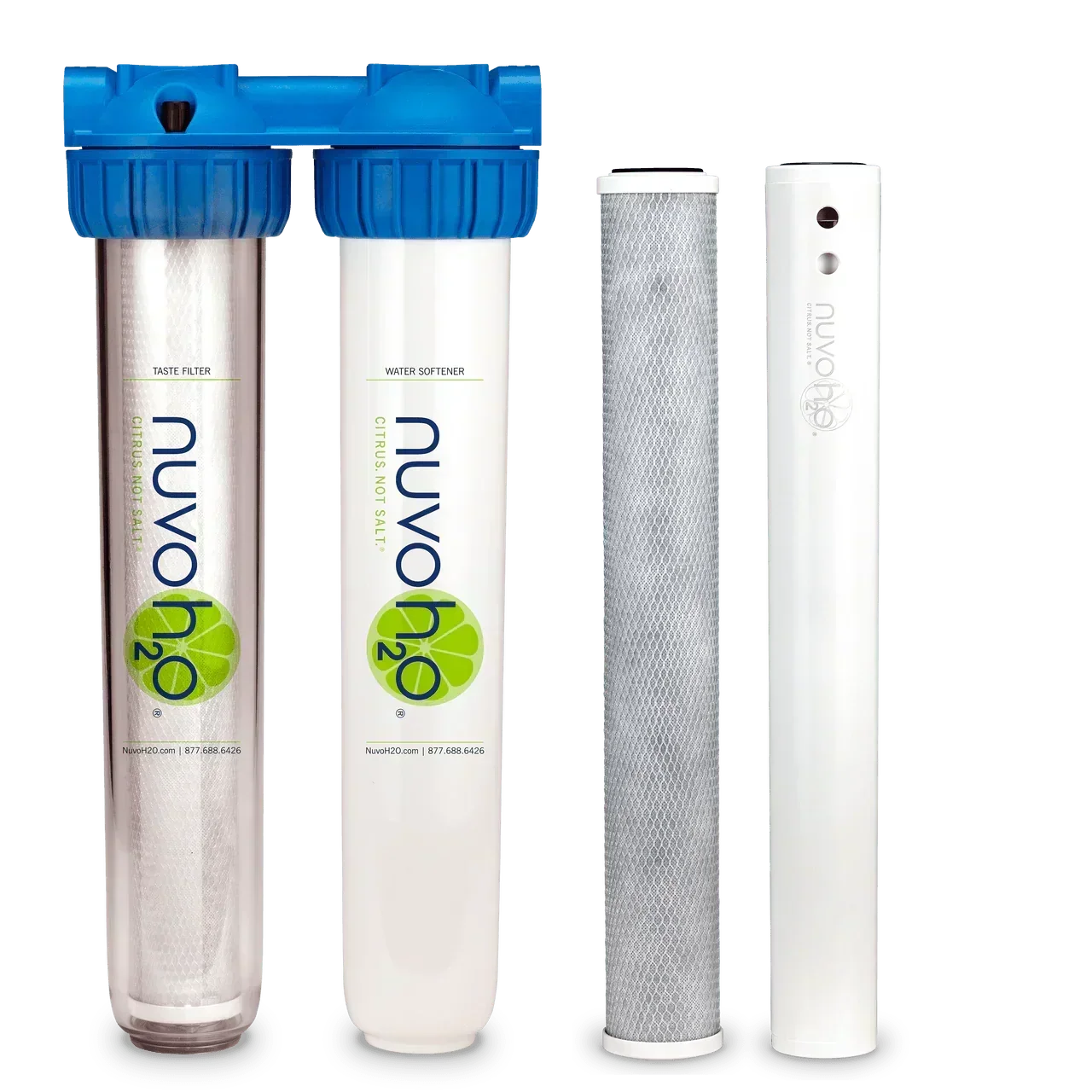 NuvoH2O Home Duo Water Softener + Taste Filter System - Image 2
