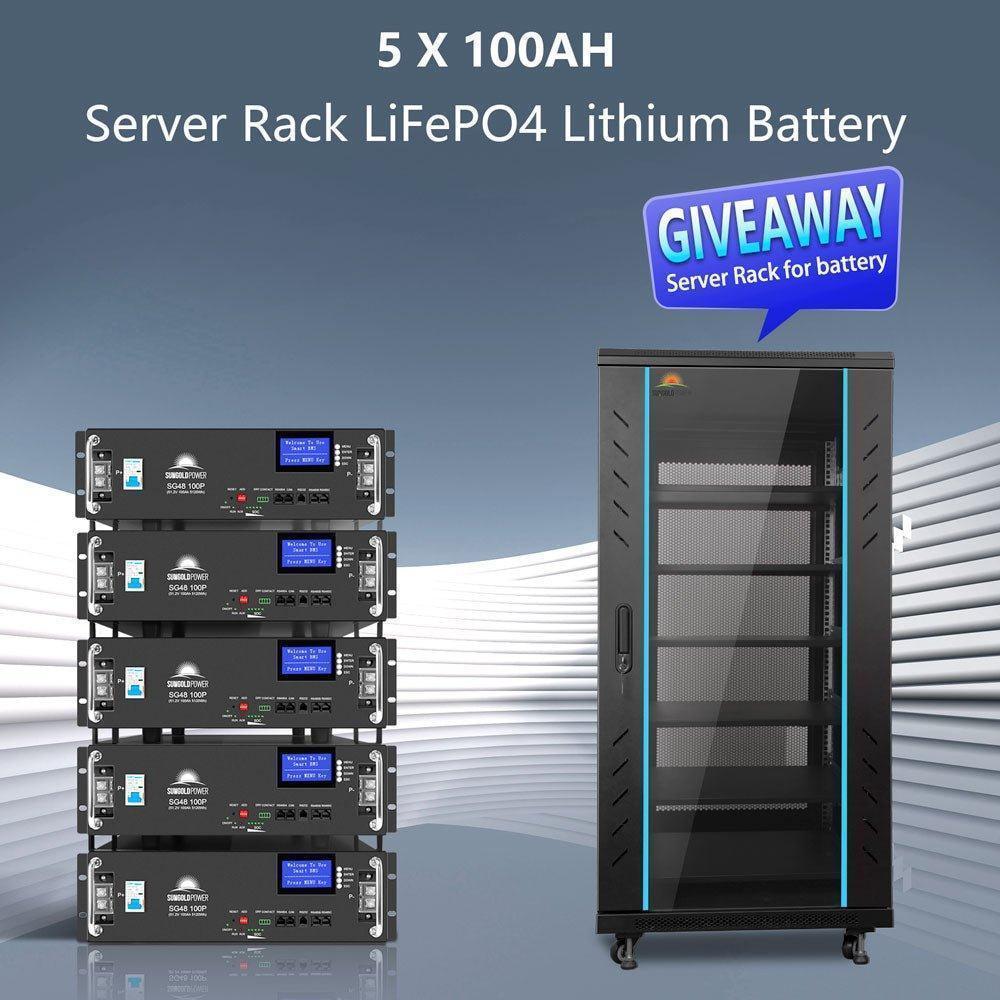 Off Grid Solar Kit 13000W 48VDC 120V/240V 25.6KWH Lithium Battery 22 X 450 Watts Solar Panels SGR-13K25E - Image 3