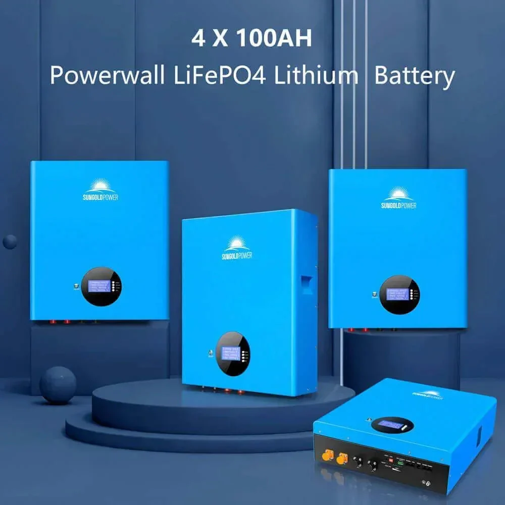 Off-Grid Solar Kit 13000W 48VDC 120VAC/240V 20.48KWH PowerWall Lithium Battery 12 X 370 Watts Solar Panels SGM-1320M - Image 5