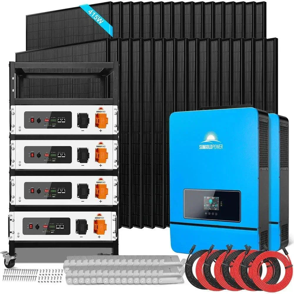 Off Grid Solar Kit 16KW 48VDC 120V/240V 25.6KWH LITHIUM BATTERY 32 X 415 Watts Solar Panels SGR-16K25E - Image 5