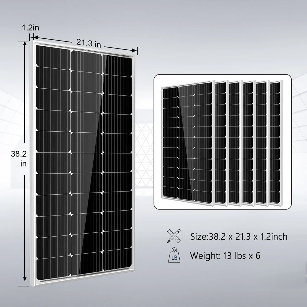 Off Grid Solar Kit 3000W Inverter 12VDC 120V Output LifePO4 Battery 600 watt Solar Back Up SGK-PRO3 - Image 3