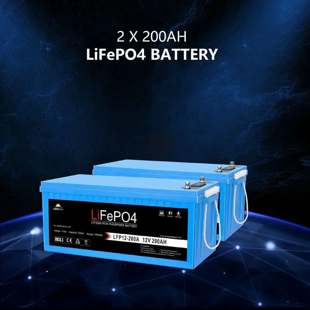 Sungold Power Off Grid Solar Kit 4000W Inverter 12VDC 120V/240V Battery 1200 Watt Solar Back Up SGK-PR4S - Image 6