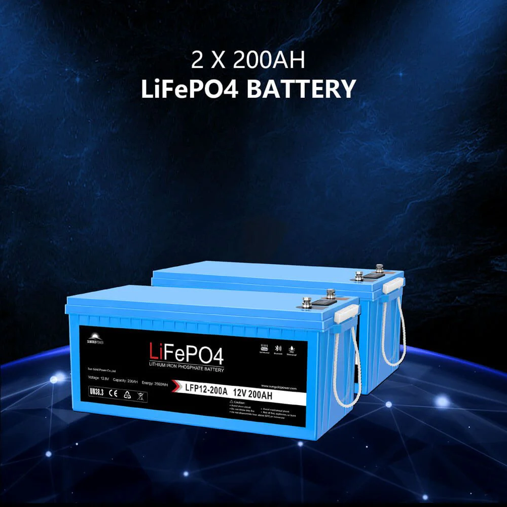 Off Grid Solar Kit 4000W Inverter 12VDC 120V/240V LiFePO4 Battery 1200 Watt Solar Back Up SGK-PR4S - Image 6