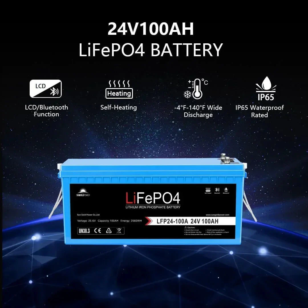 Off Grid Solar Kit 6000W 24VDC 120V/240V 10.24KWH Lithium Battery 6 X 370 Watt Solar Panels SGK-PRO62 - Image 3
