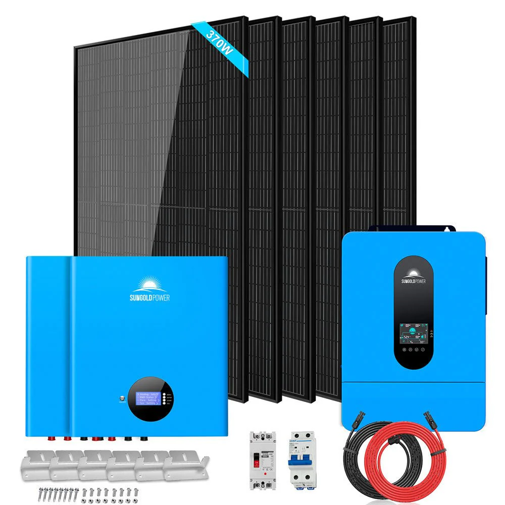 Off-Grid Solar Kit 6500W 48VDC 120/240VAC 5.12KWH/10.24KWH PowerWall Lithium Battery 6 X 370 Watts Solar Panels SGM-655M/ SGM-6510M - Image 5