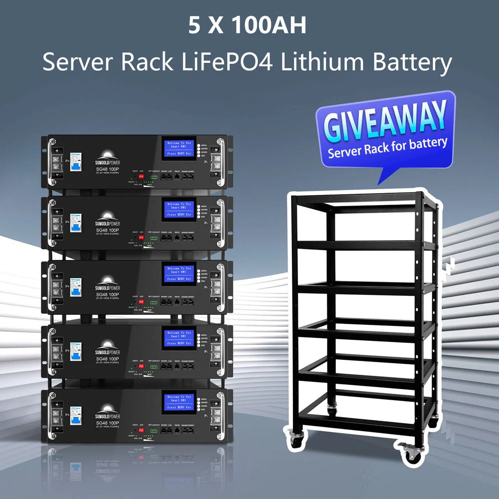 Off-Grid Solar Kits 12kW/15kW/18kW Options 120V/240V with 48v LiFePO4 Lithium Batteries & 415w Solar Panels SGR-18K20E - Image 11