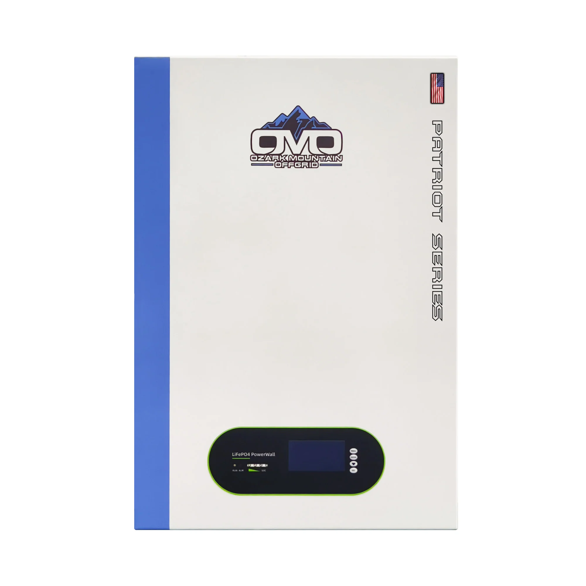 OMO Patriot 48V 5.12KW Wall Hanging Heated LifePO4 Lithium Battery System - Image 2