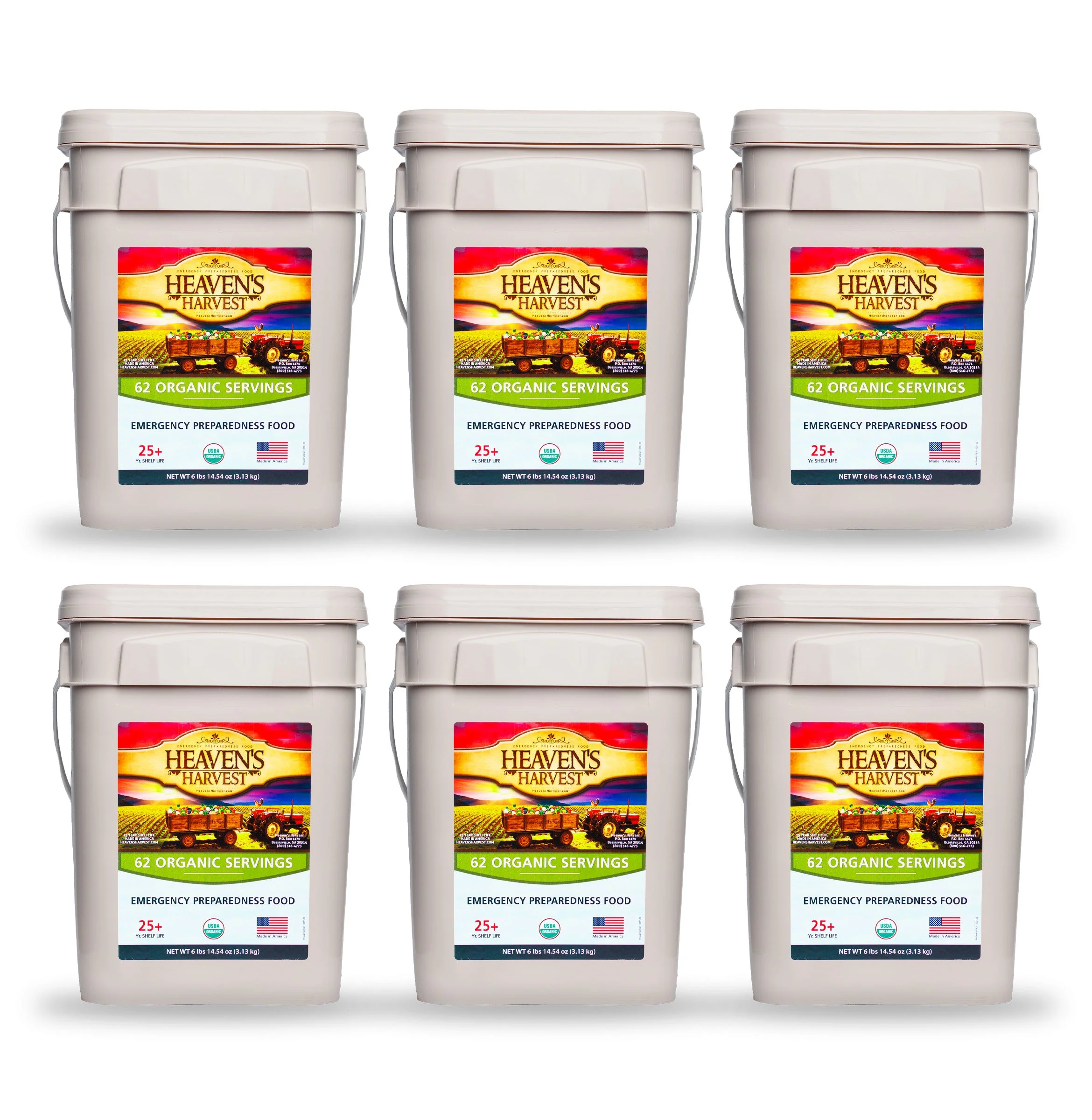 Organic Meal Bucket - 1 Person 1 Week - 62 Servings -  Emergency Food Survival Kit - Image 8