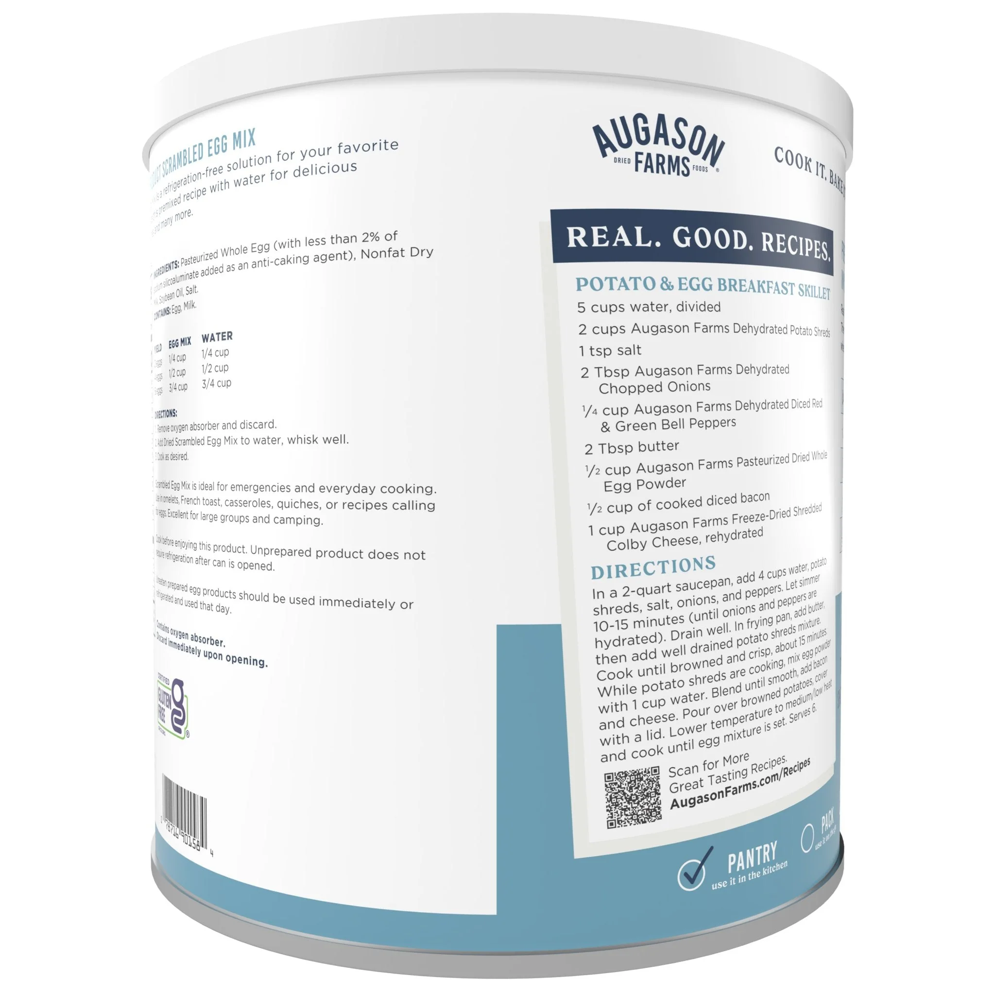 Pasteurized Scrambled Egg Mix Can, 57 Servings (SC) - Image 2