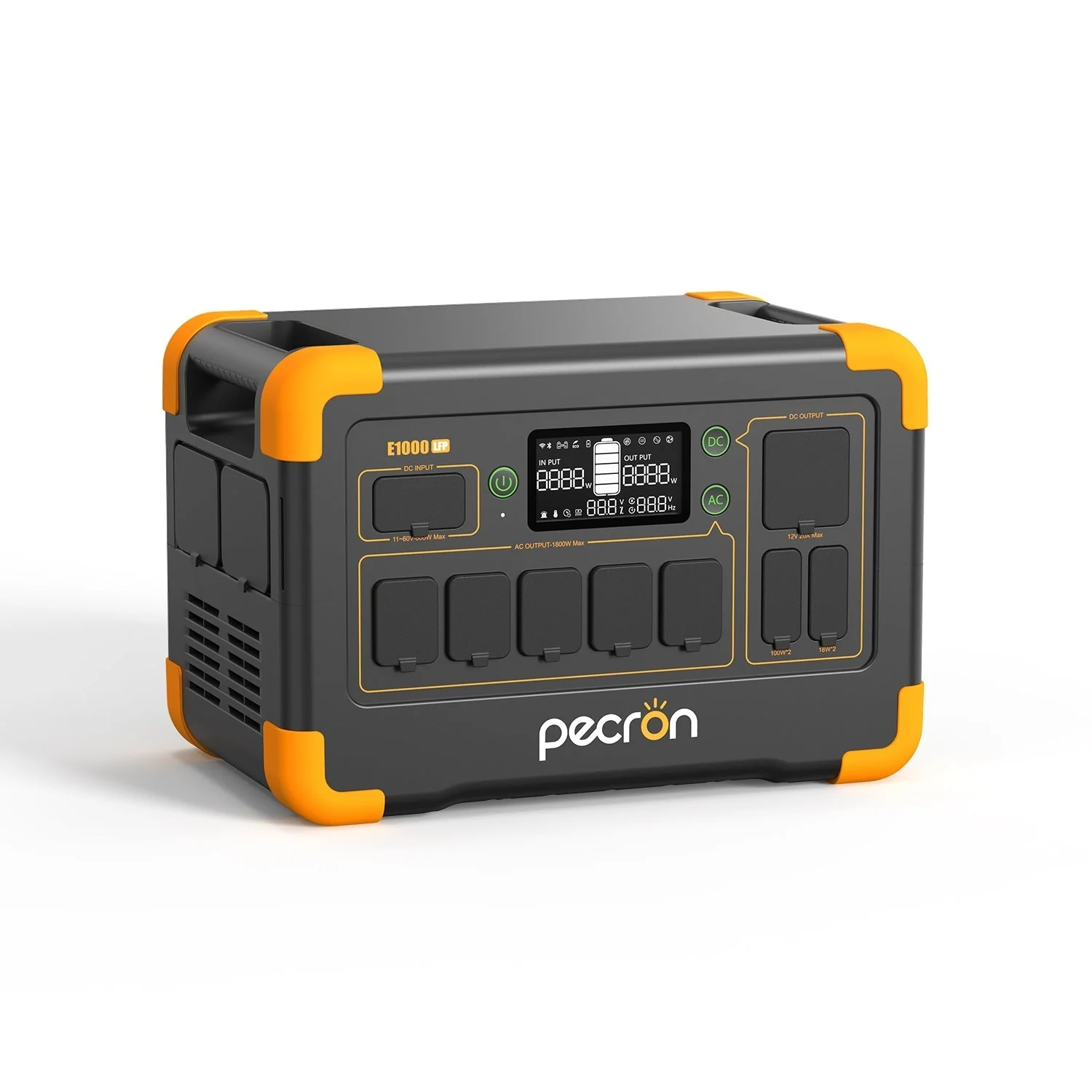 PECRON E1000LFP Portable Power Station 1800W 1024Wh (SC) - Image 4