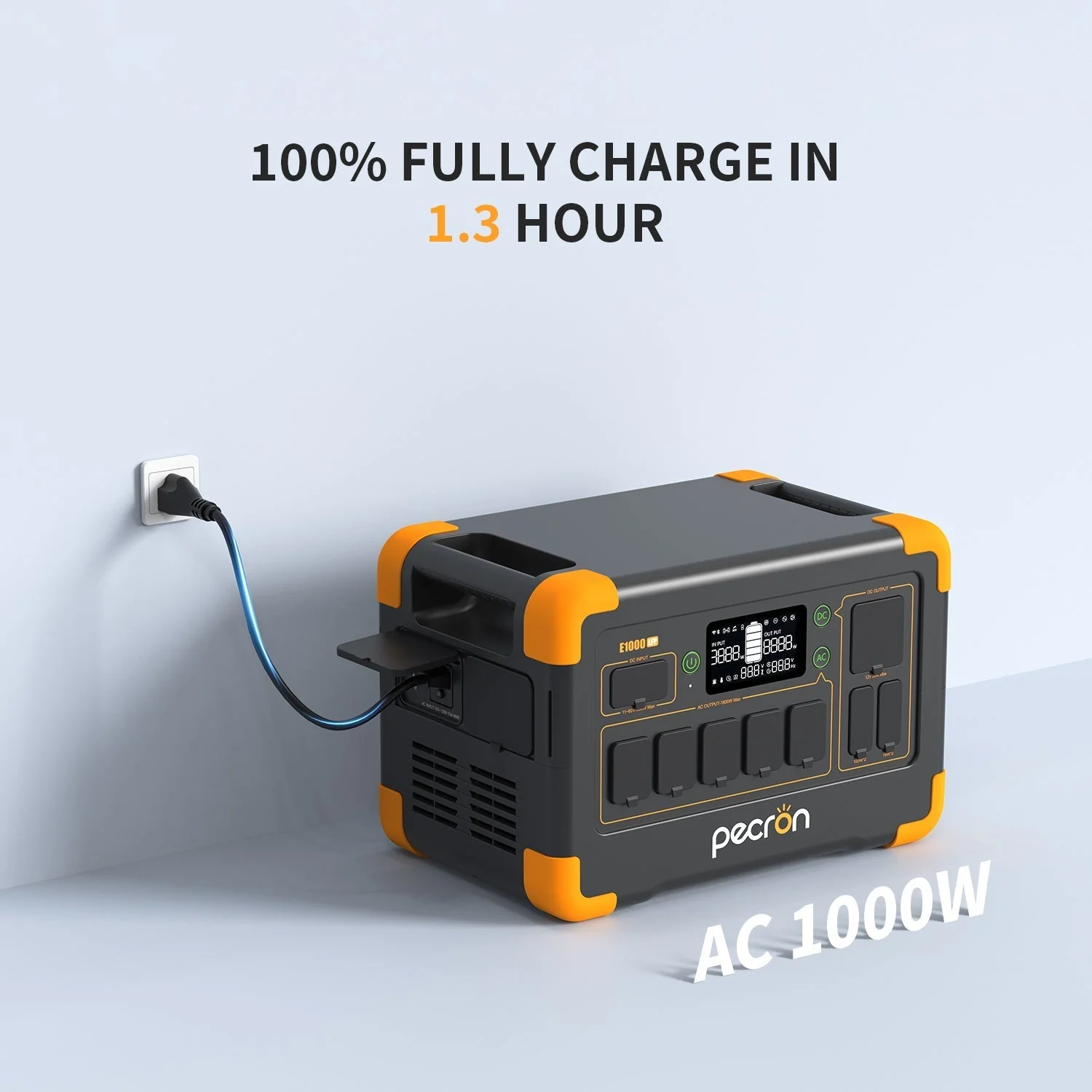 PECRON E1000LFP Portable Power Station 1800W 1024Wh (SC) - Image 5