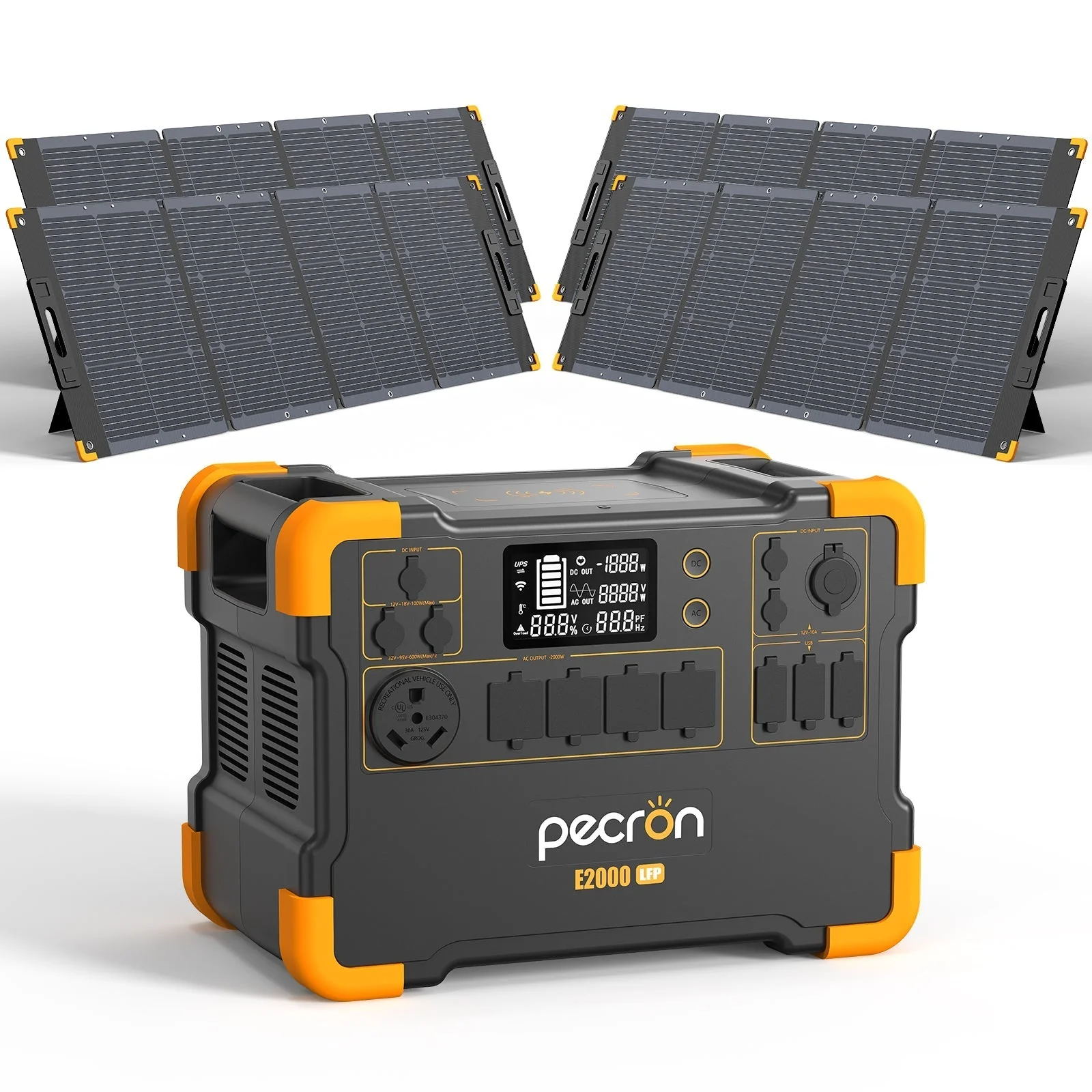 PECRON E2000LFP Expandable Portable Power Station 2000W 1920Wh - Image 6