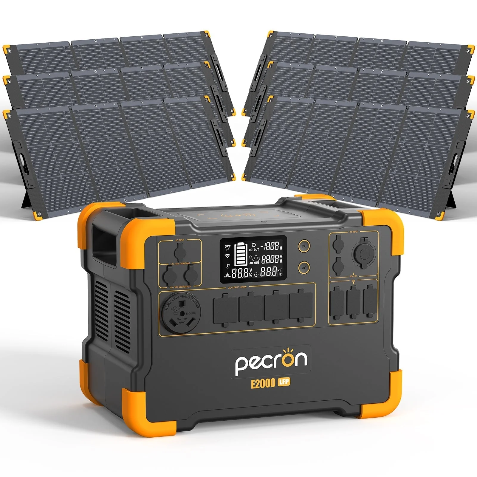 PECRON E2000LFP Expandable Portable Power Station 2000W 1920Wh - Image 8