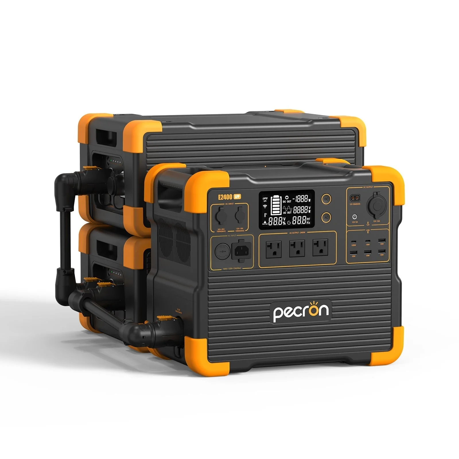 PECRON E2400LFP Portable Power Station 2400W 2048Wh - Image 3