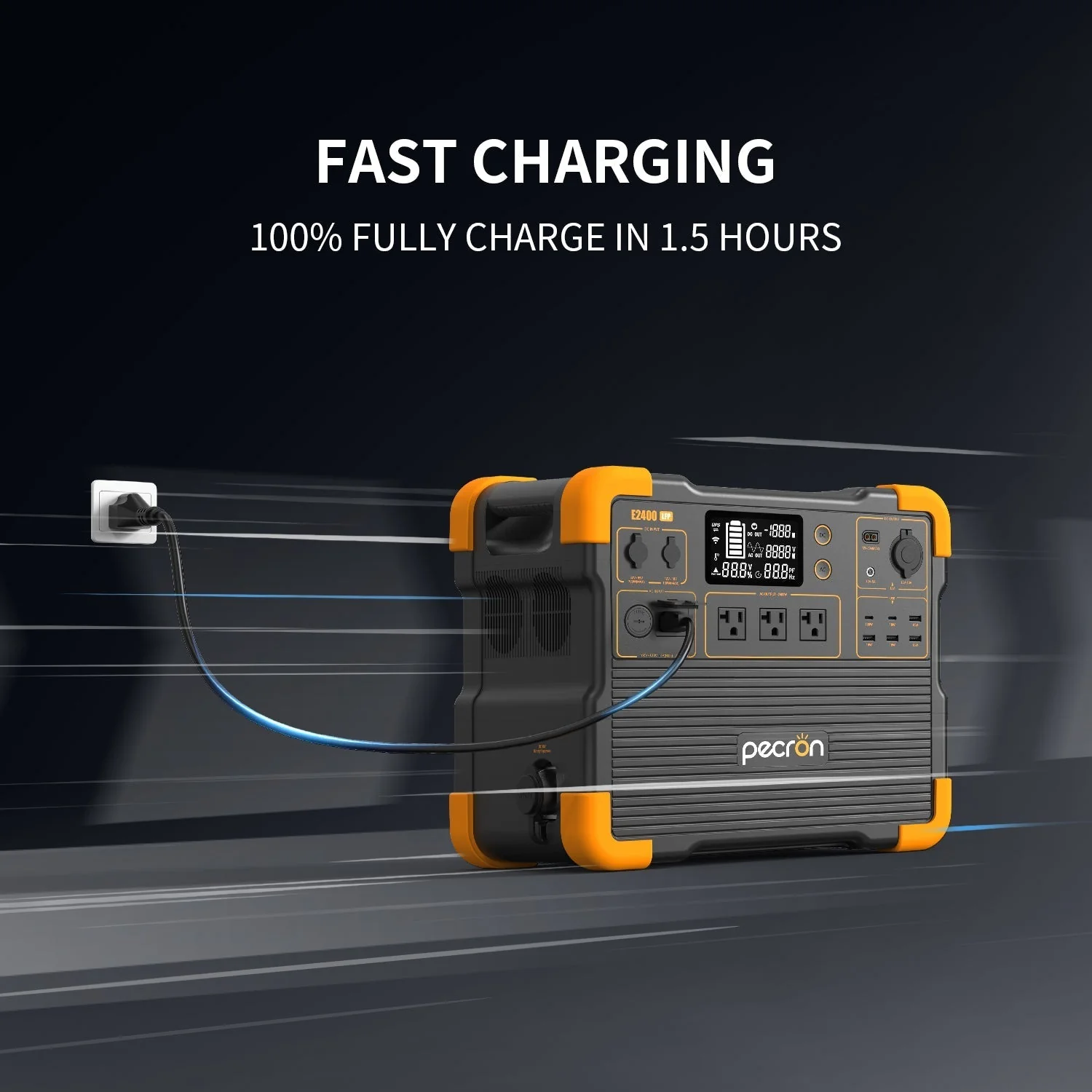 PECRON E2400LFP Portable Power Station 2400W 2048Wh - Image 4