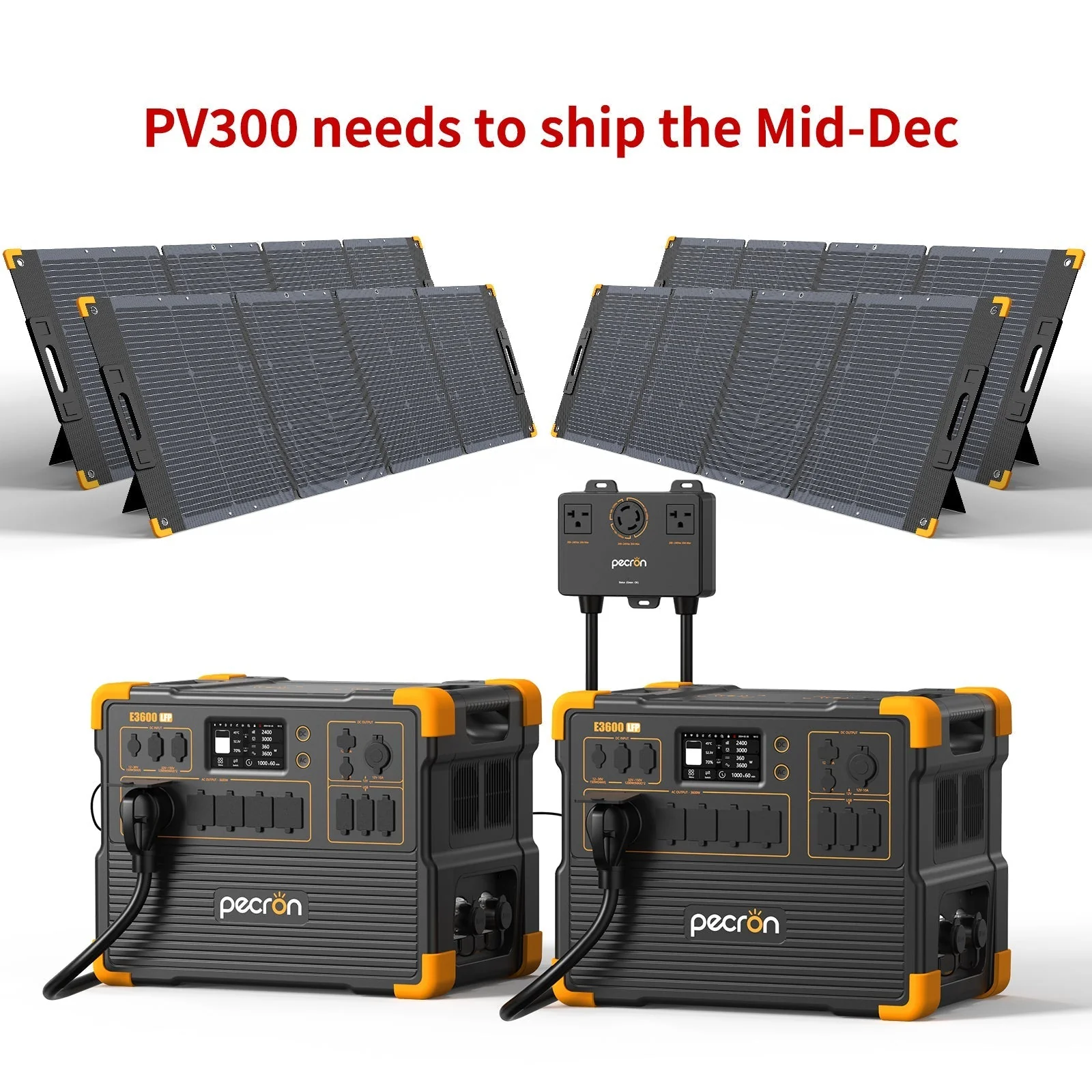 PECRON E3600LFP Portable Power Station 3600W 3072Wh - Image 42