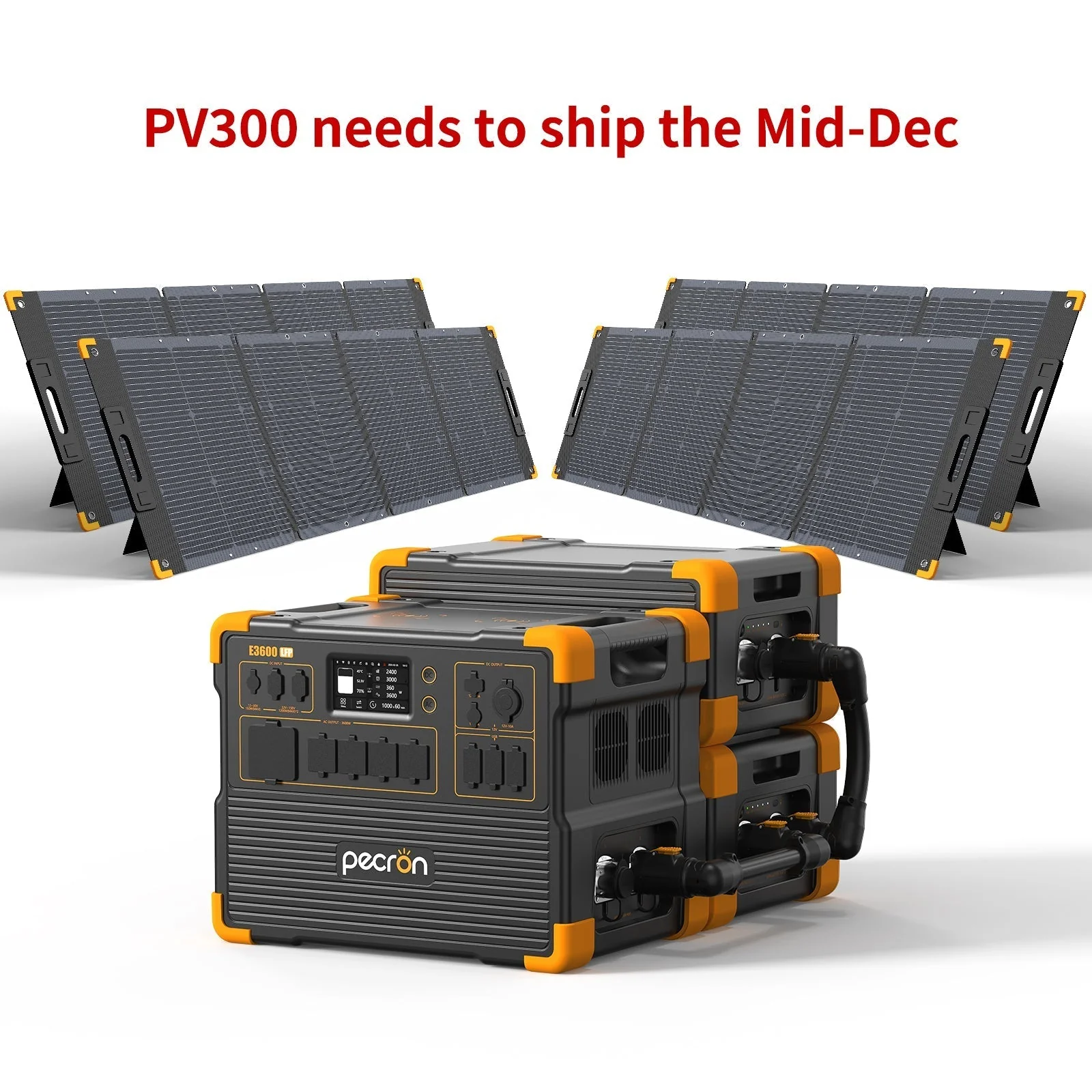PECRON E3600LFP Portable Power Station 3600W 3072Wh - Image 43