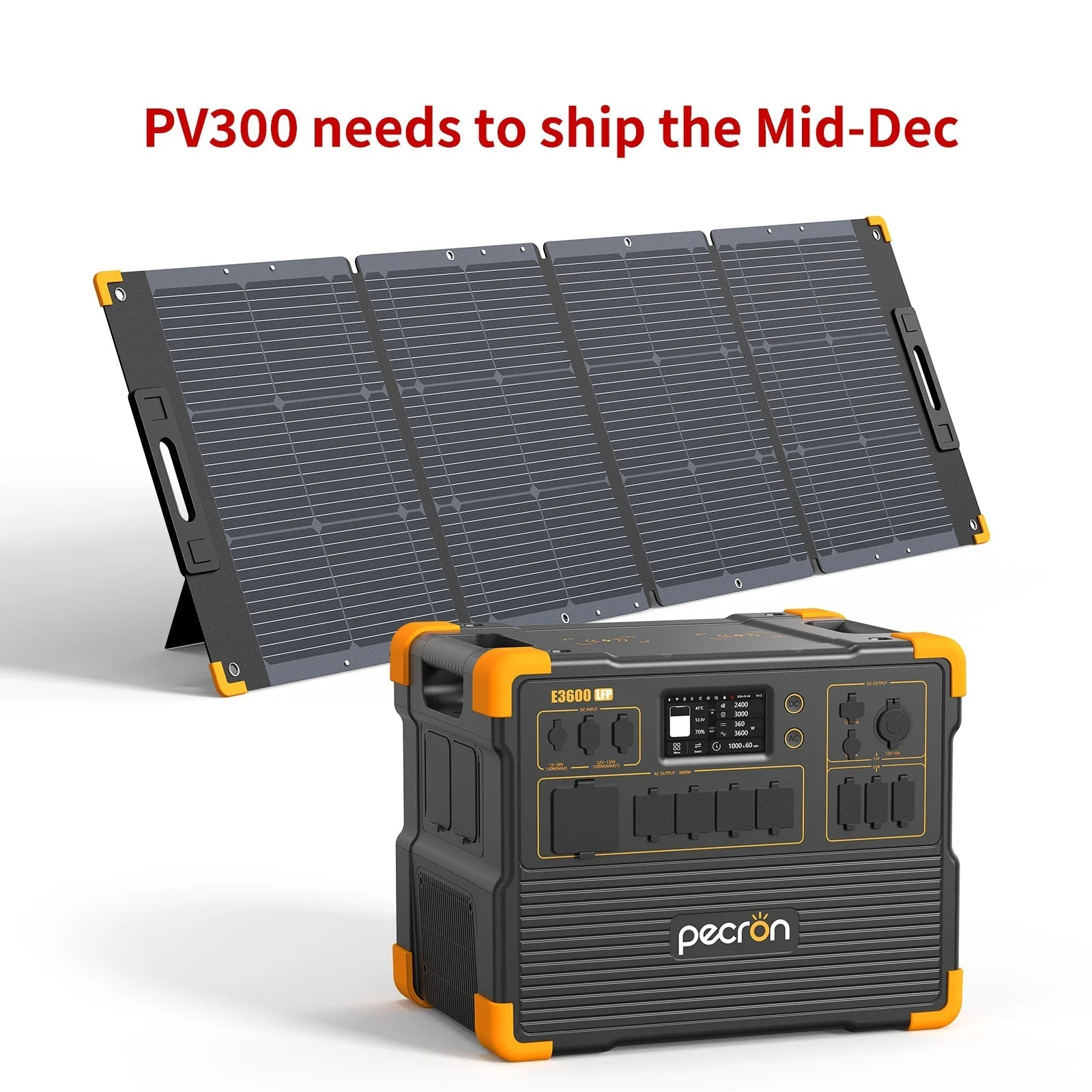 PECRON E3600LFP Portable Power Station 3600W 3072Wh - Image 46