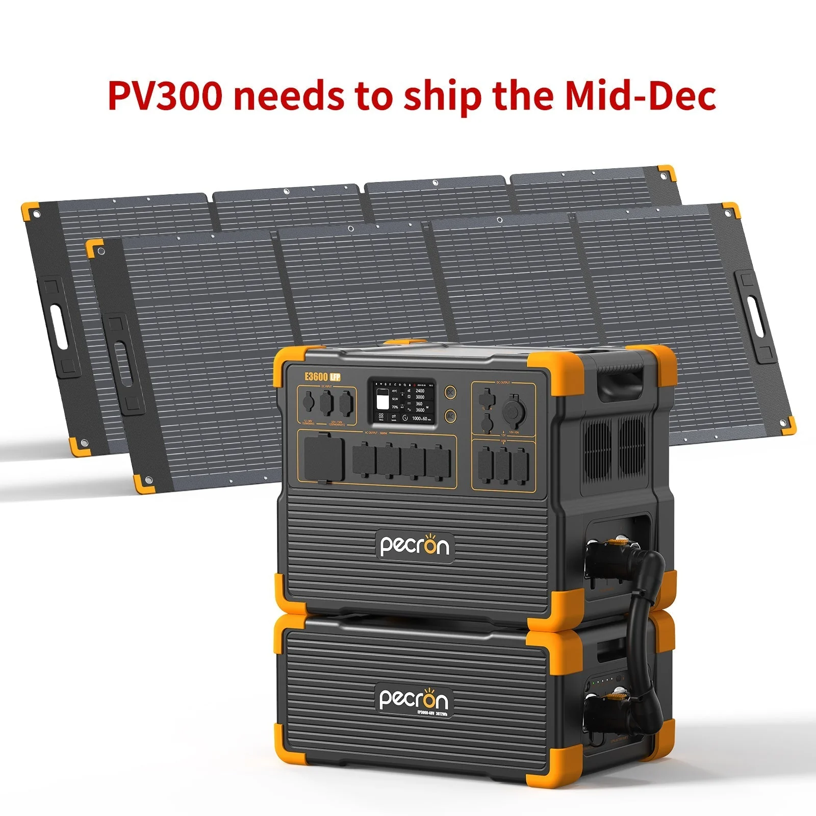 PECRON E3600LFP Portable Power Station 3600W 3072Wh - Image 48