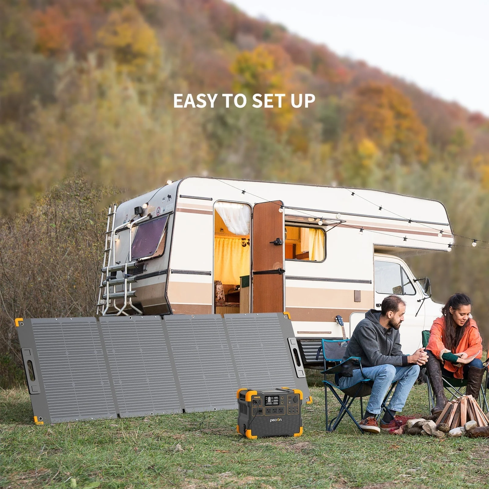 PECRON PV200 200W Portable Solar Panel Waterproof IP67 - Image 3