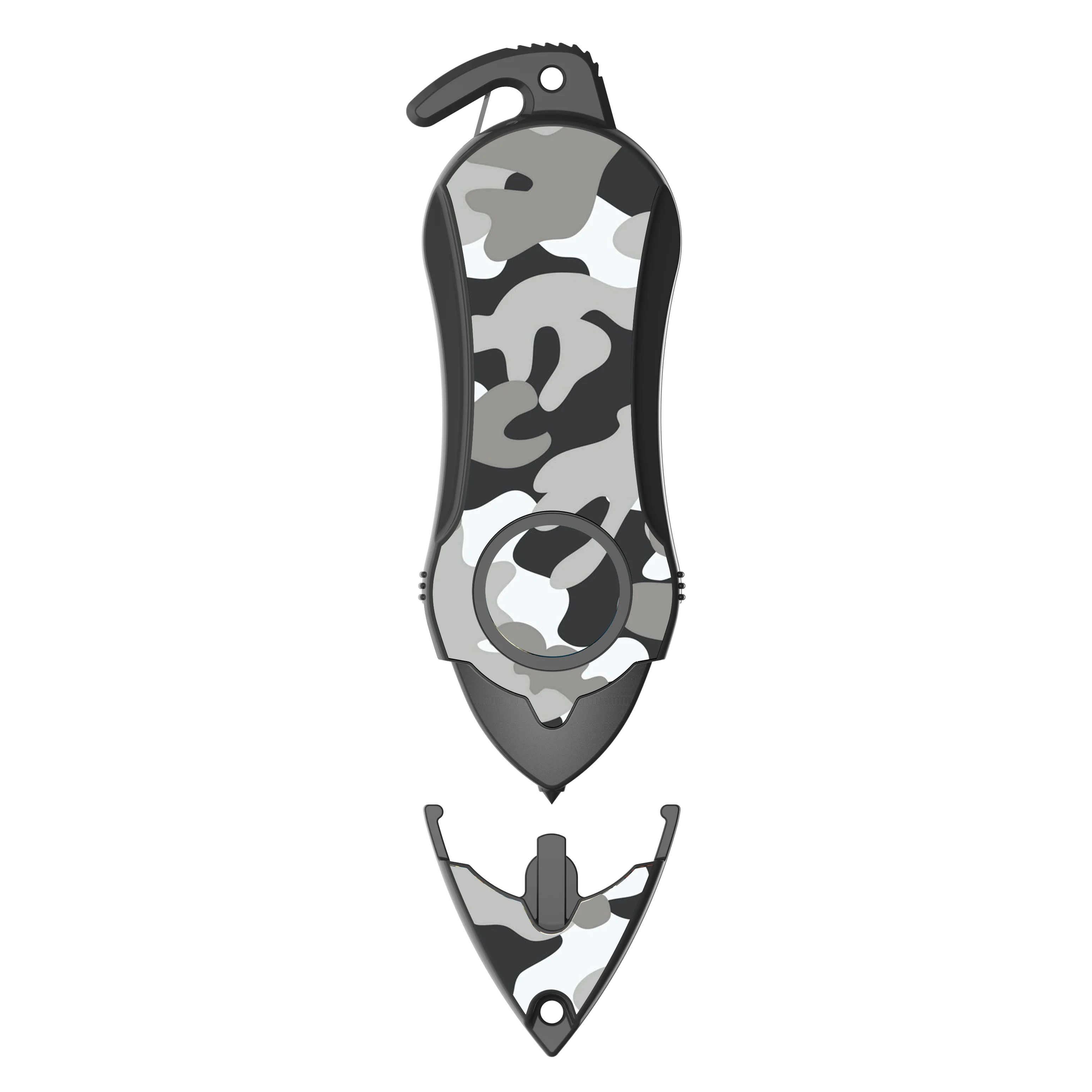 Personal Alarm Keychain Safety Emergency Tool (Camouflage Black) - Image 3