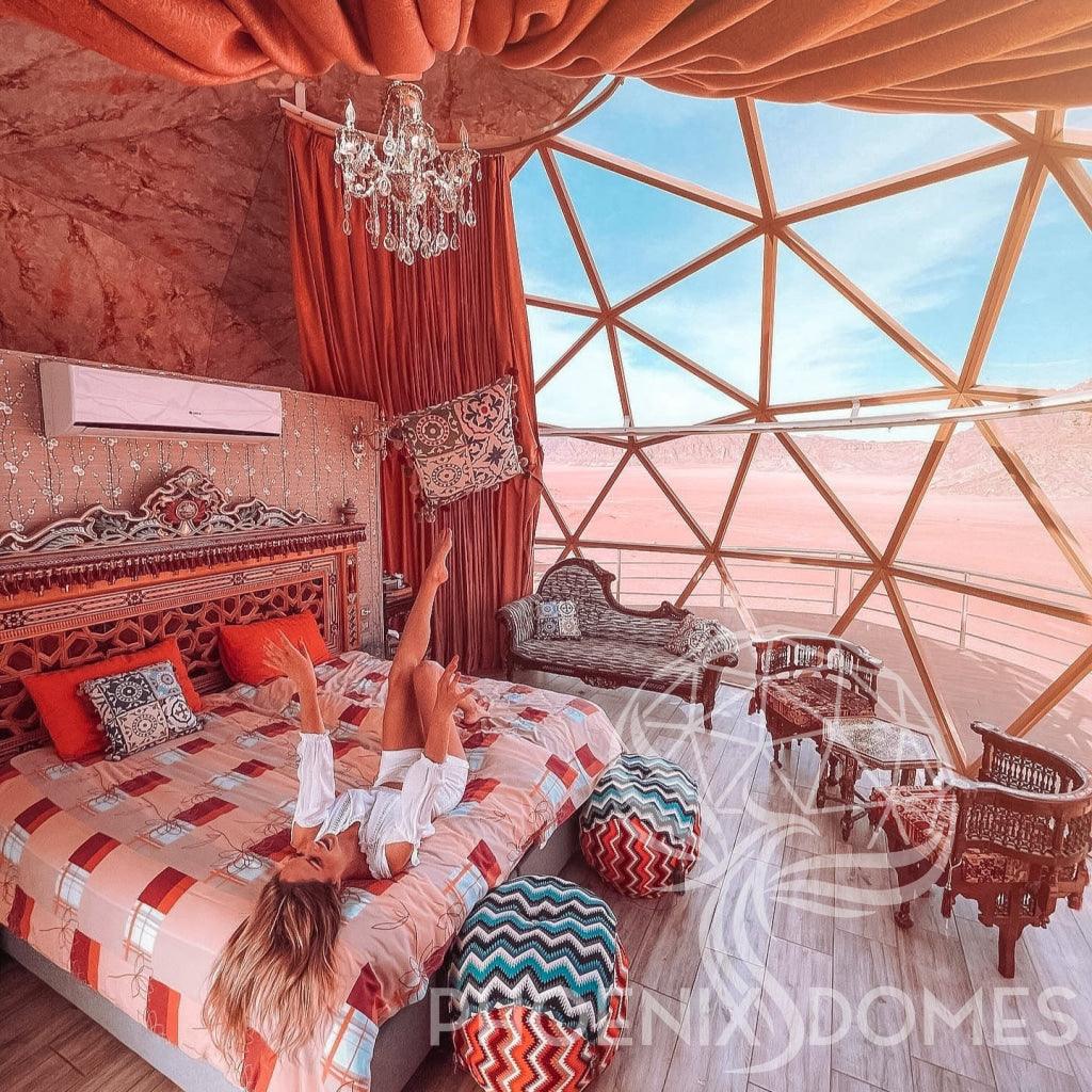 Phoenix Domes Glass Dome - Glass Panel Geodesic Dome - Image 10