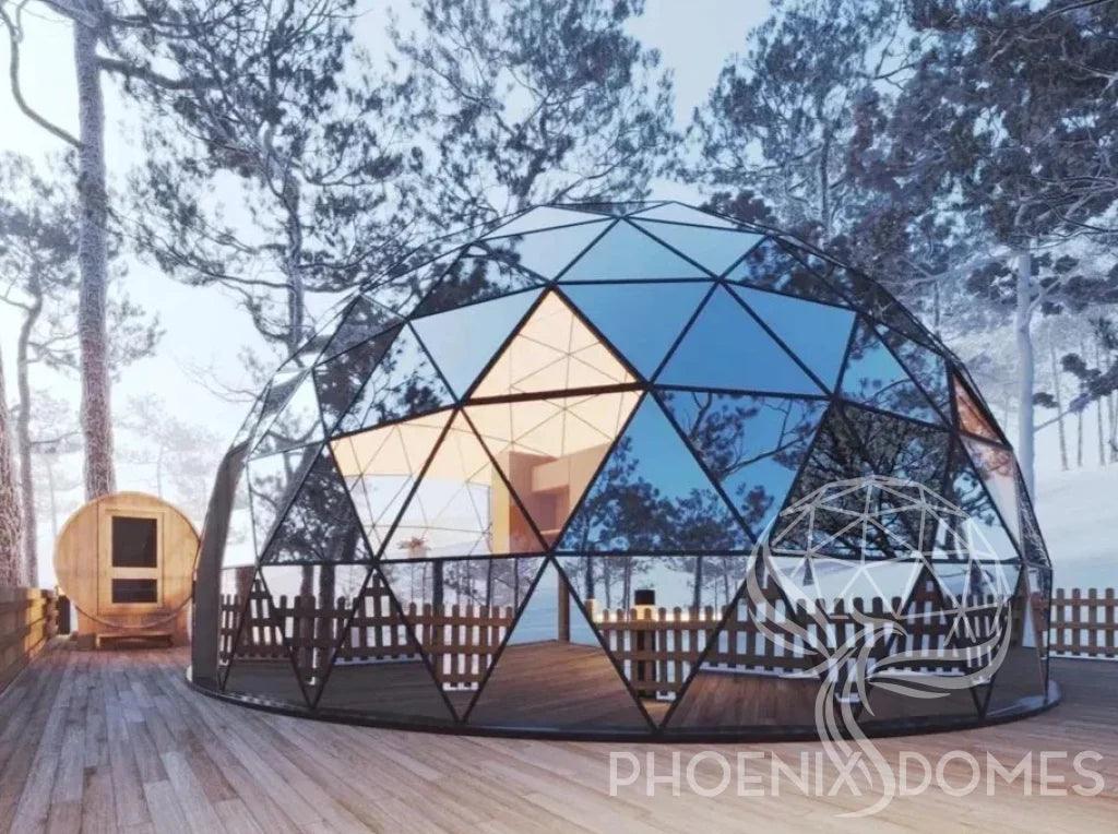 Phoenix Domes Glass Dome - Glass Panel Geodesic Dome - Image 2