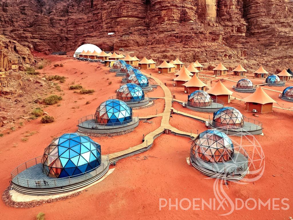 Phoenix Domes Glass Dome - Glass Panel Geodesic Dome - Image 5