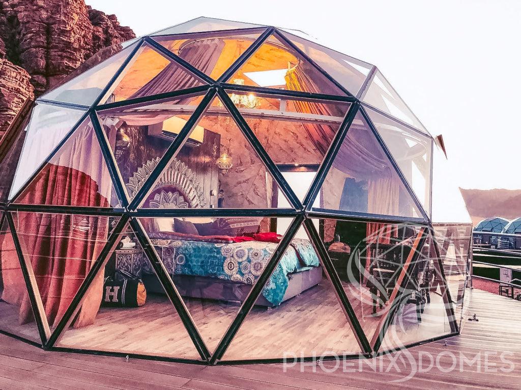 Phoenix Domes Glass Dome - Glass Panel Geodesic Dome - Image 6