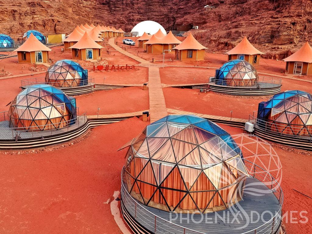Phoenix Domes Glass Dome - Glass Panel Geodesic Dome - Image 7