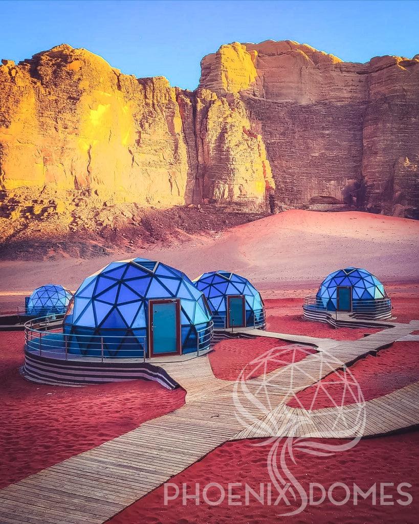 Phoenix Domes Glass Dome - Glass Panel Geodesic Dome - Image 9