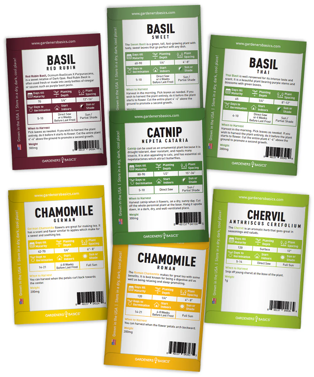 Popular Herb Seeds for Planting | 35 Variety Pack - Image 3