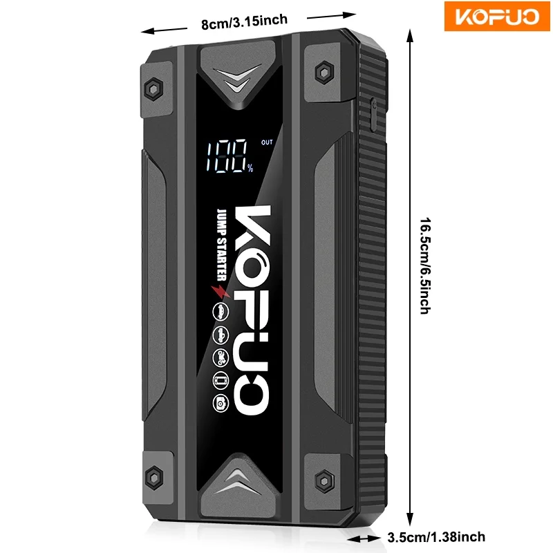 Portable Car Jump Starter Power Bank 12V Battery Booster for Petrol Diesel - Image 4