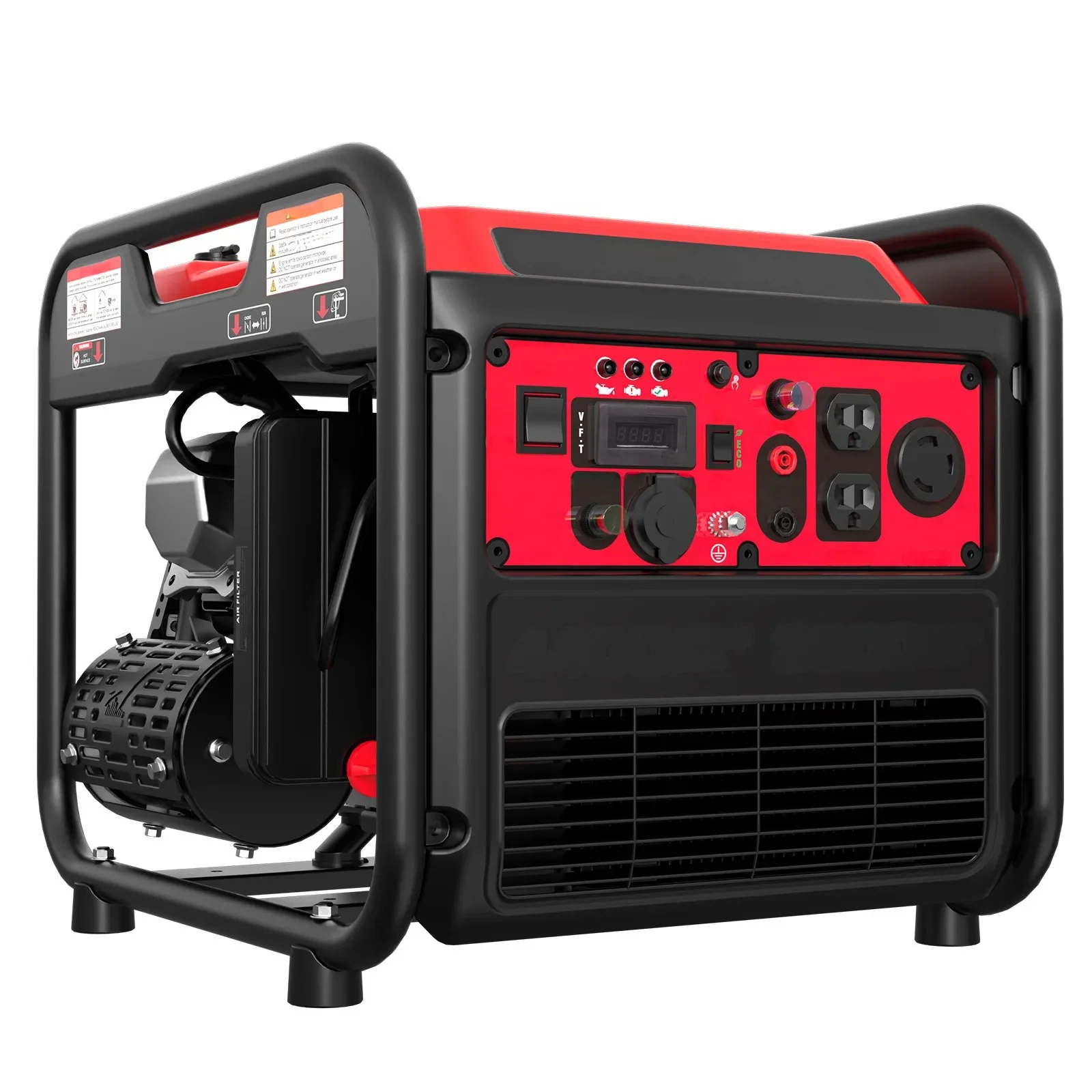PowerSmart 4400W Inverter Generator RV Ready 30A Gas Portable Quiet Home Use Pro