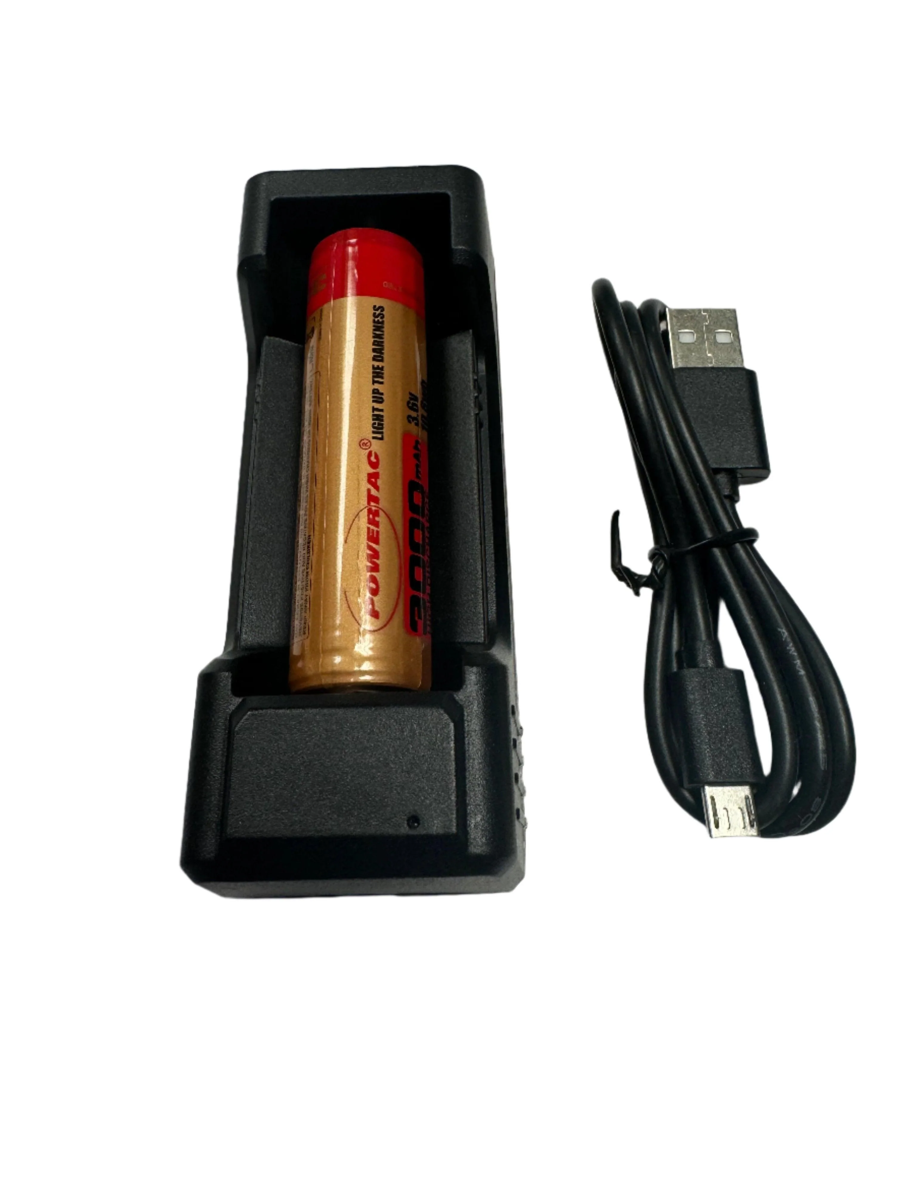 Powertac Single Bay USB Charger (18650) - Image 2