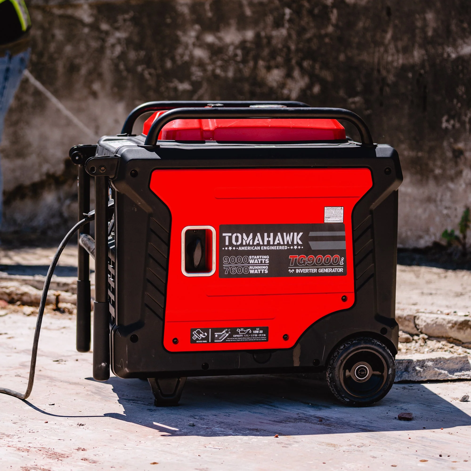 10,500 Watt Inverter Generator Electric Start Super Quiet Portable Gas Power Professional Use - Image 6