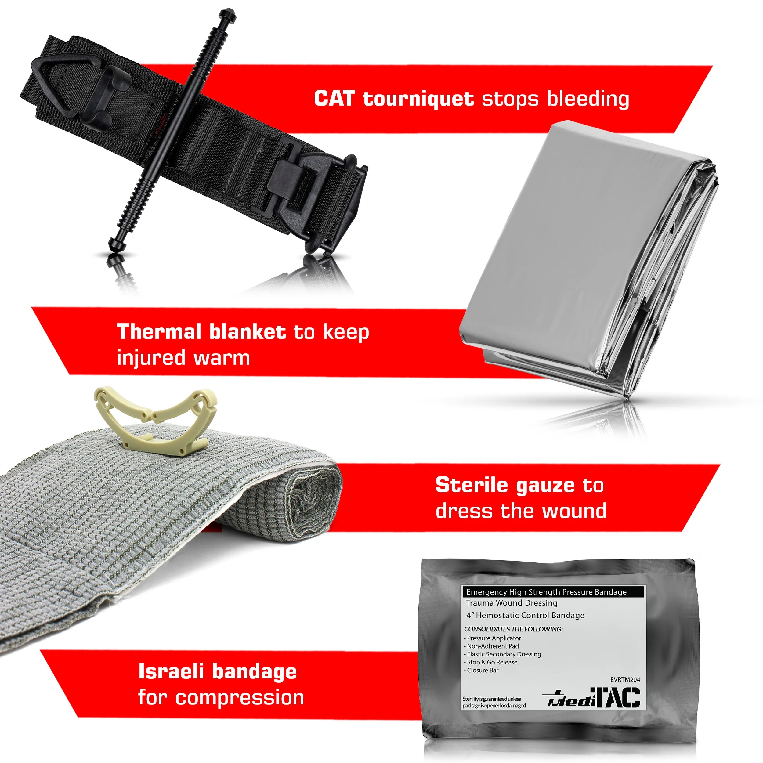Premium Bleeding Control Pack – Emergency Trauma Kit - Image 11