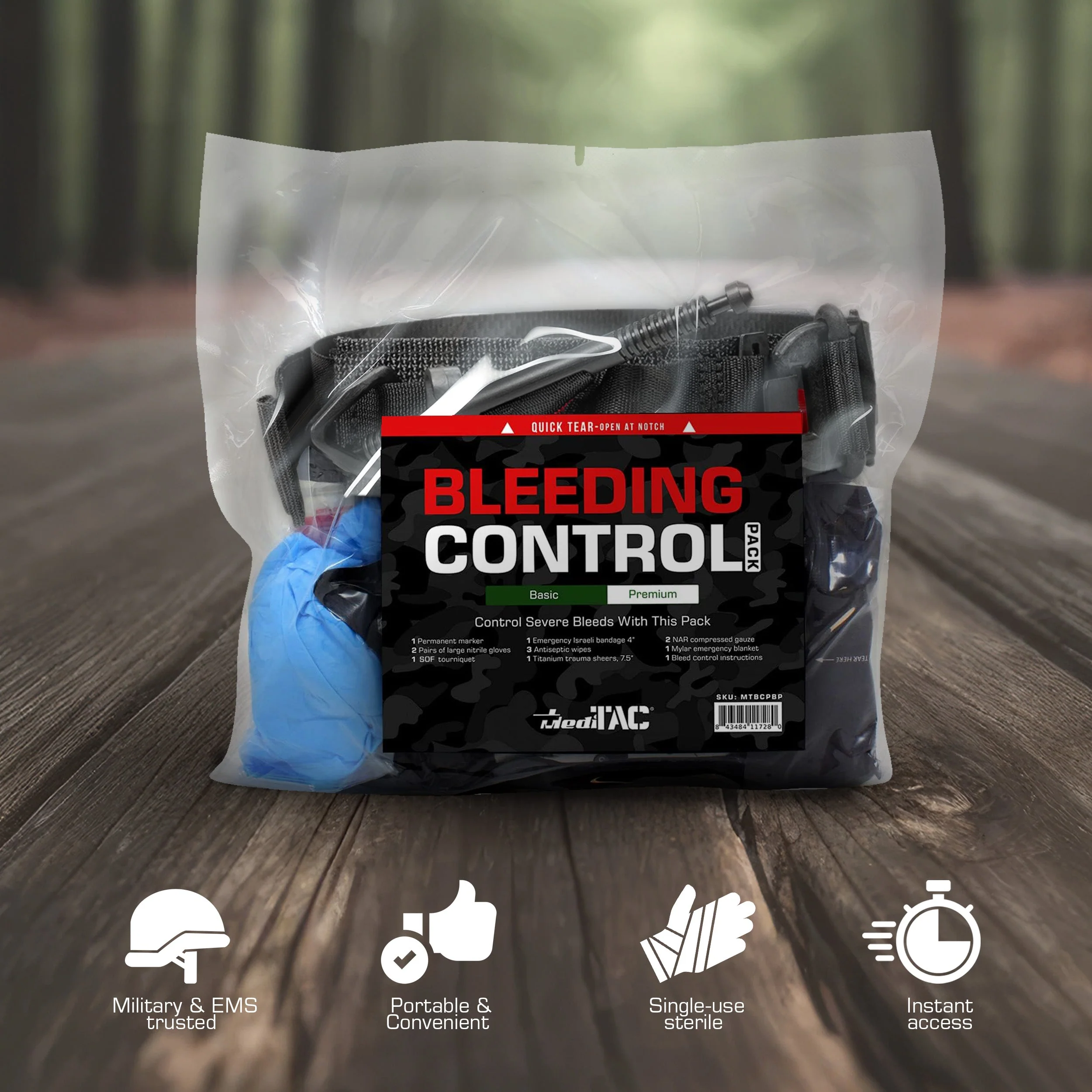 Premium Bleeding Control Pack – Emergency Trauma Kit - Image 3
