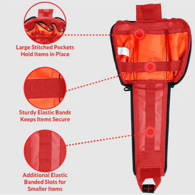 Premium Tactical IFAK Kit w Rip-Away Velcro, SOF Tourniquet & CELOX - Image 13