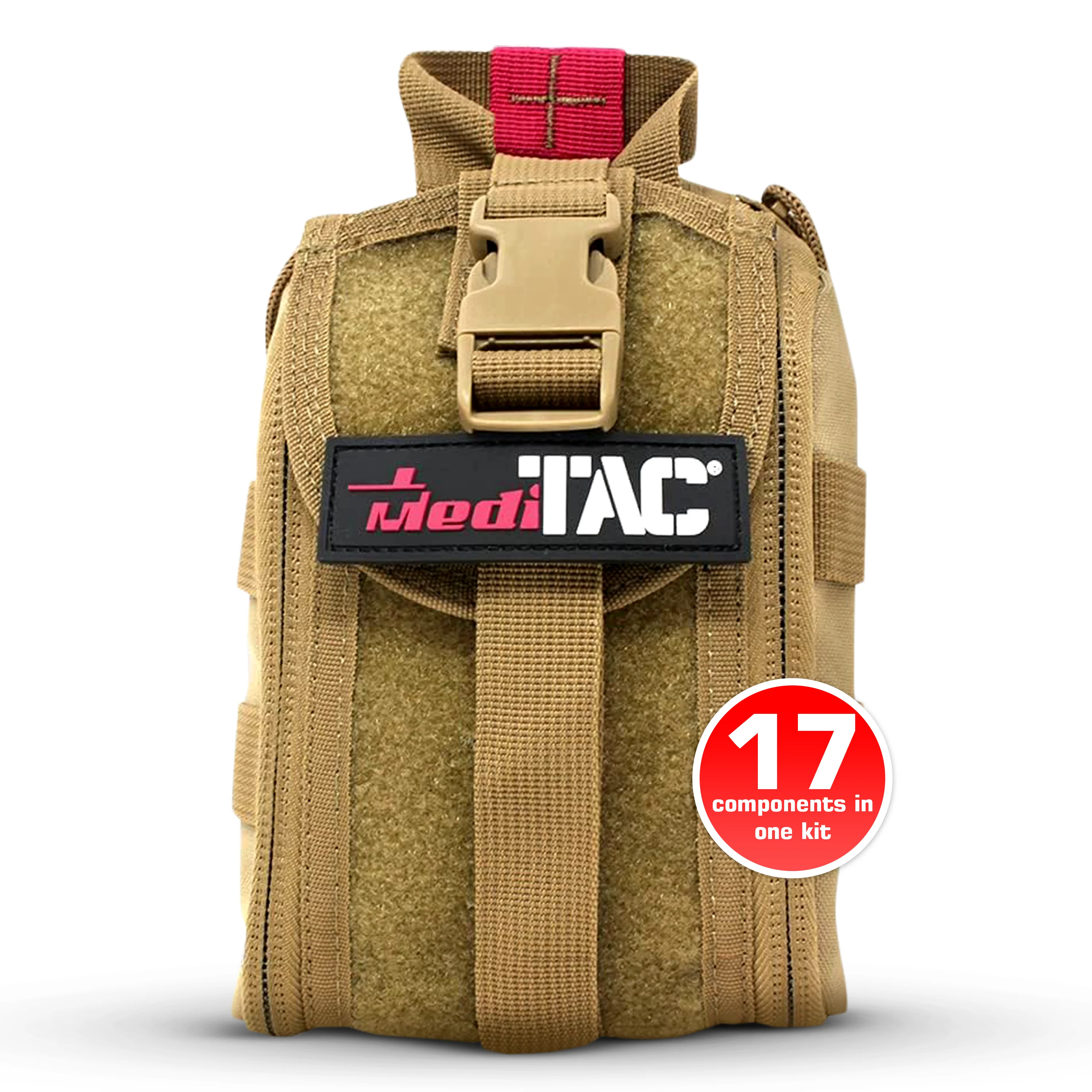 Premium Tactical IFAK Kit w Rip-Away Velcro, SOF Tourniquet & CELOX - Image 17